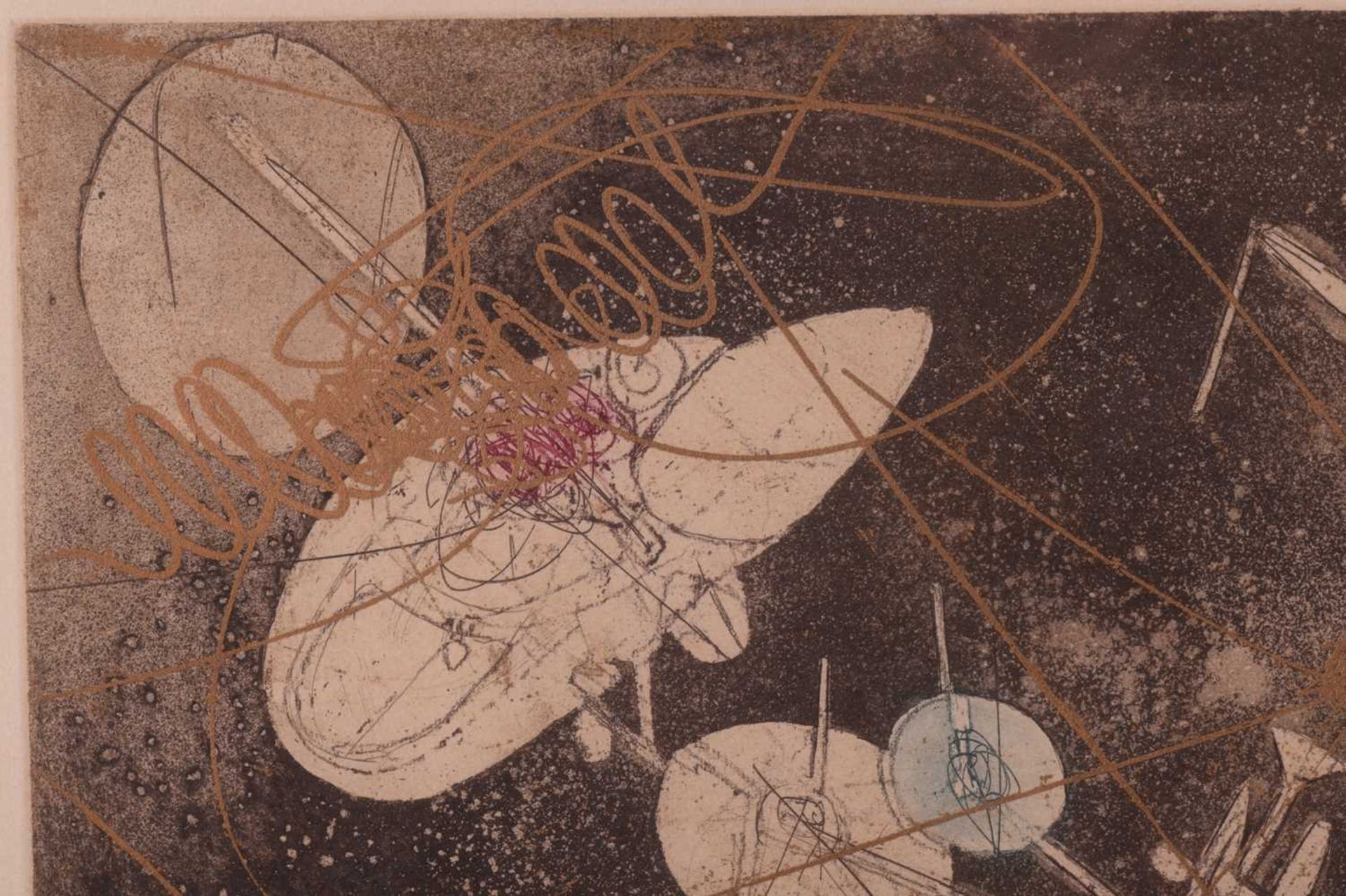 Roberto Matta (1911-2002) Chilean/ Italian, 'La Mer du Temps', 1965, etching on paper, 37 cm x 46 cm - Image 9 of 9