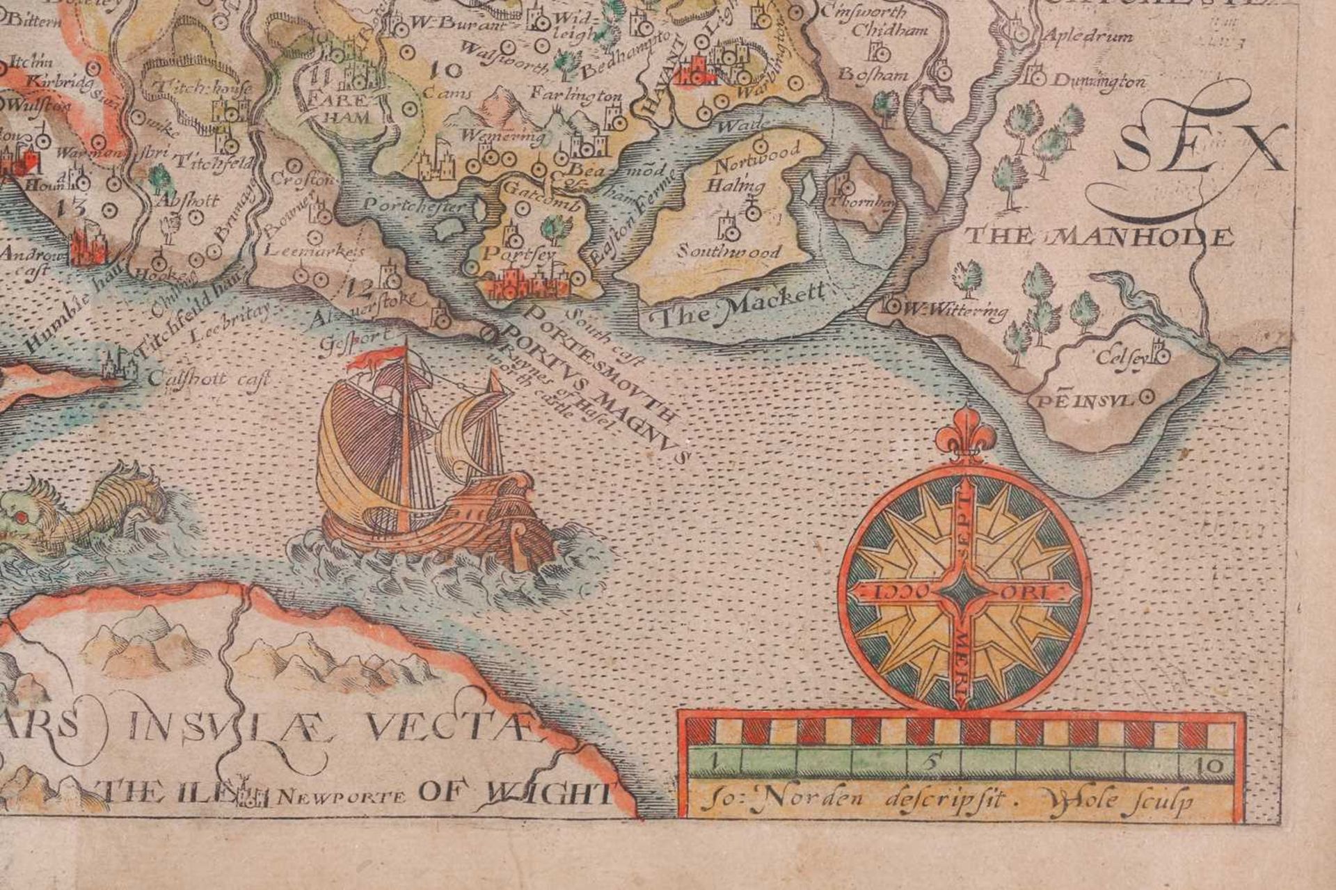 After John Speed (1552-1629), a map of the Turkish Empire, dated 1626, published by George Humble at - Image 6 of 10