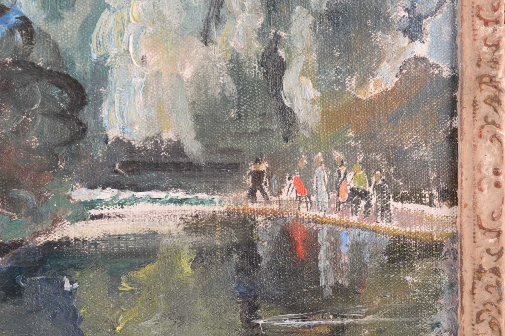 Cathleen S Mann (1896-1959), St James’ Park, signed and dated 1943, oil on canvas, 50 x 60cm, - Image 6 of 12