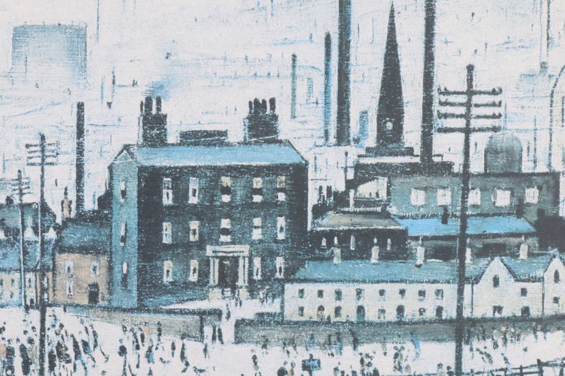 Laurence Stephen Lowry RA (1887-1976) British, 'An Industrial Town', limited edition print, signed - Image 7 of 12