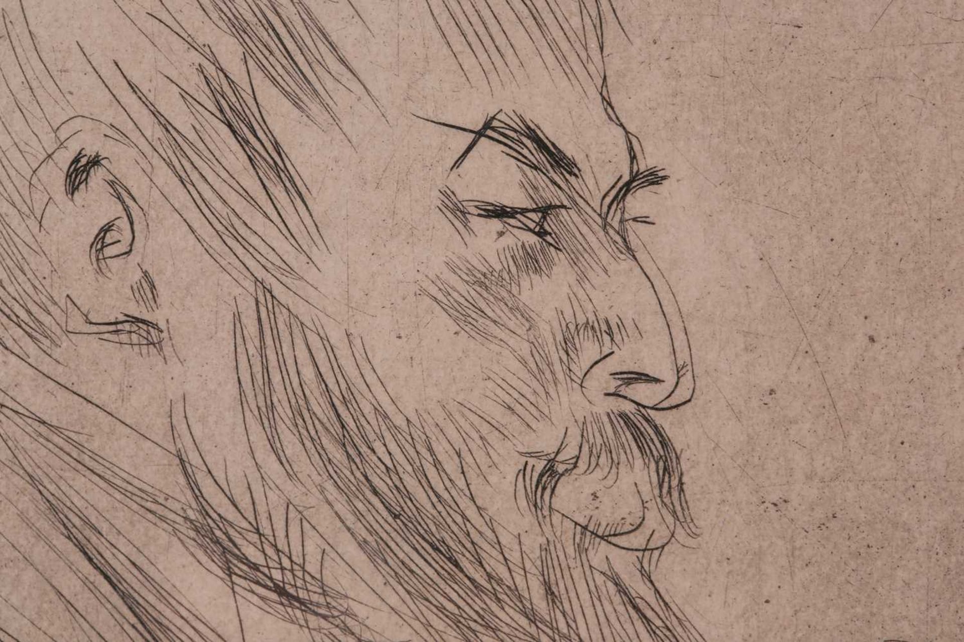 After Henri de Toulouse-Lautrec (1864 - 1901), Portrait of Tristan Bernard, monogrammed in the - Image 4 of 12