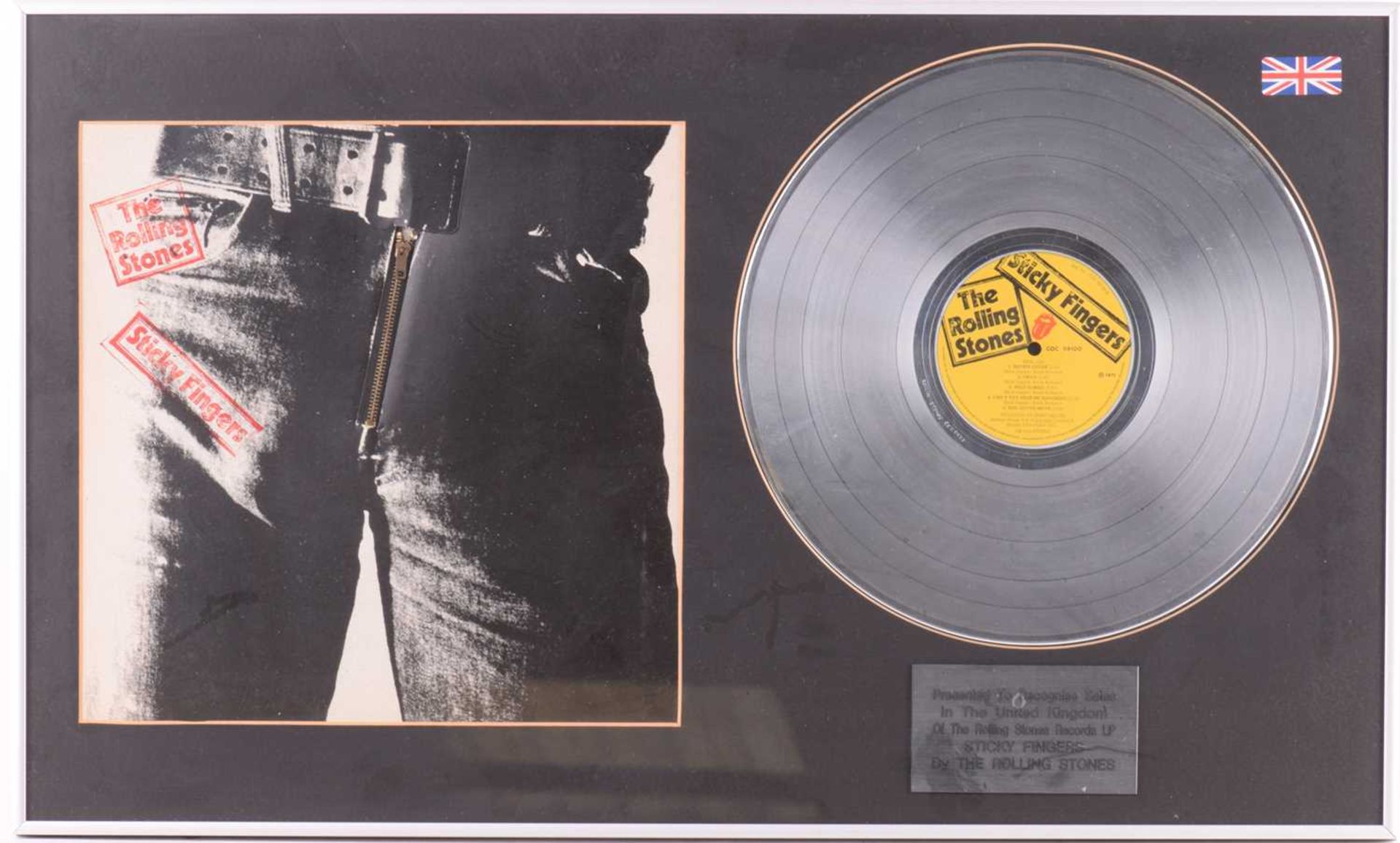 Seven framed presentation silver and gold discs, each marking sales performance for various - Image 19 of 30