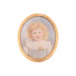 Annie Howard (late 19th/early 20th century), miniature portrait of Jan. S. Constable Maxwell, aged