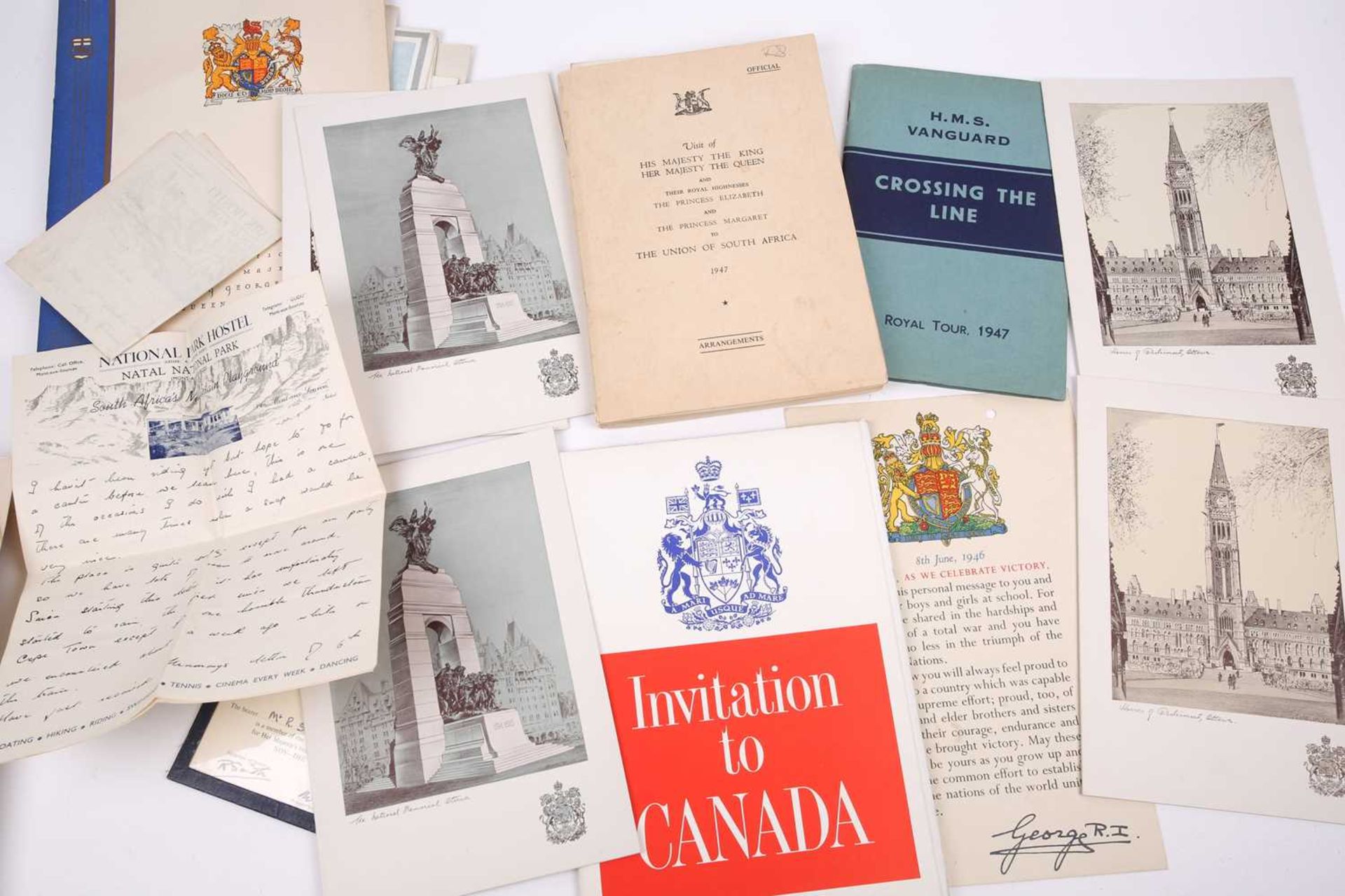 An extensive collection of Royal tour ephemera, 1939 and later, comprising 'Across Canada', a - Image 17 of 19