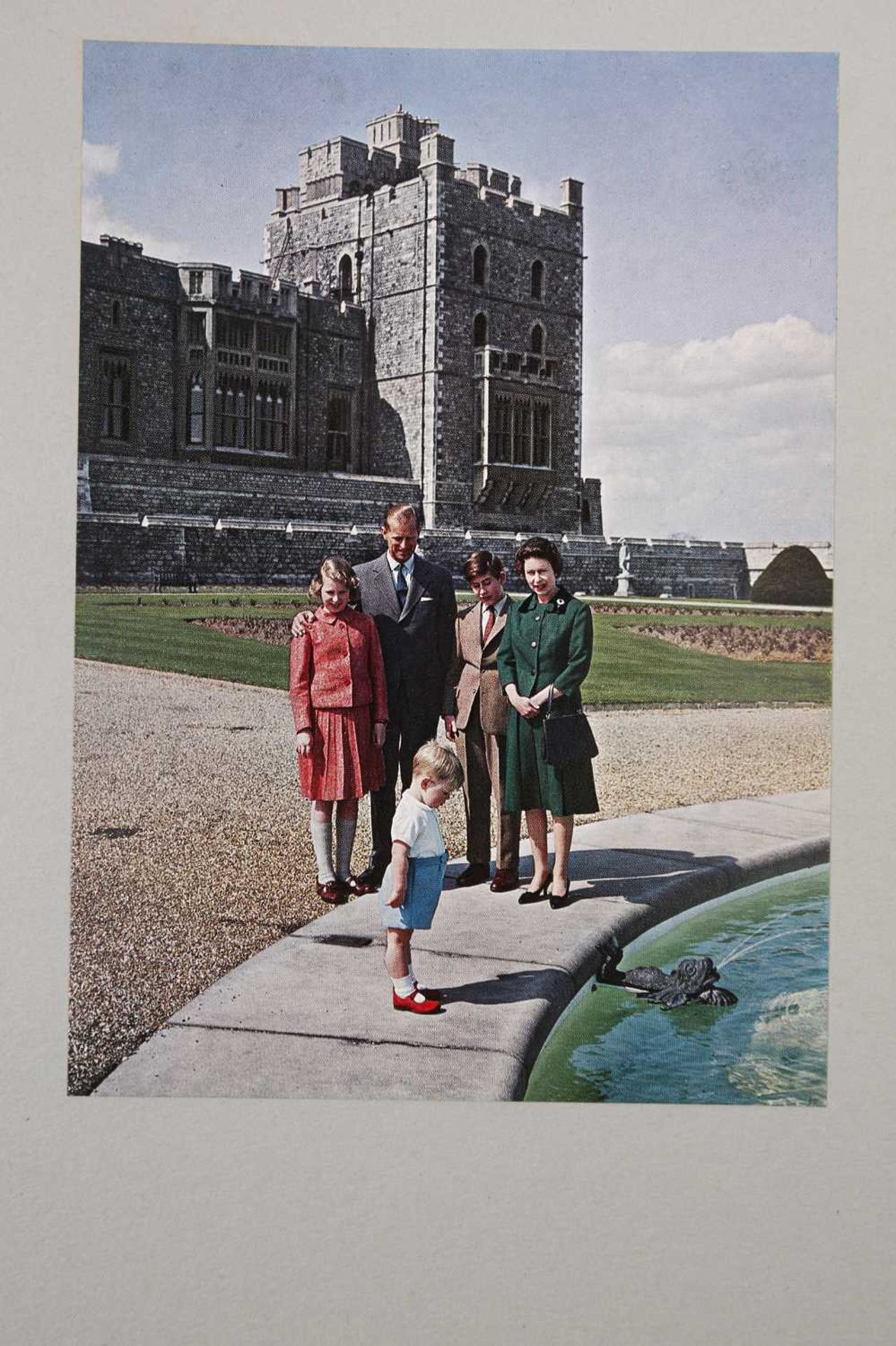 Queen Elizabeth II and Prince Philip: a 1962 Christmas card from the Royal couple, embossed - Image 6 of 10