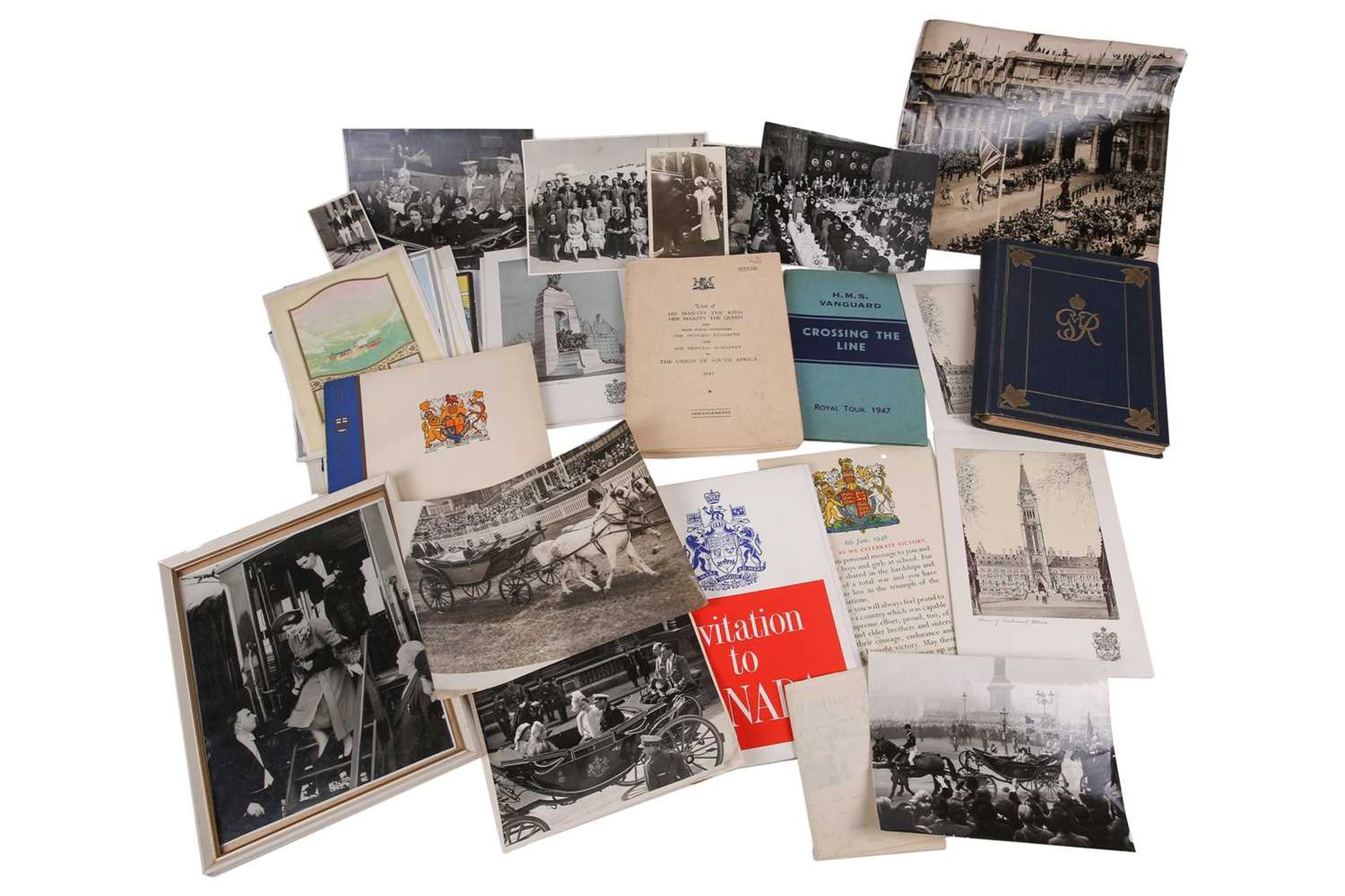 An extensive collection of Royal tour ephemera, 1939 and later, comprising 'Across Canada', a