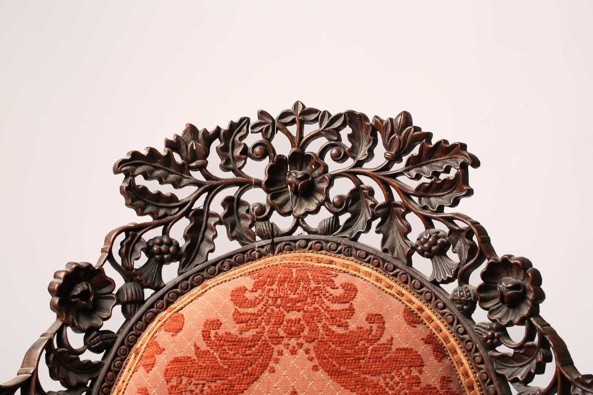 In the manner of The Ahmedabad Carving Company; an Anglo-Indian/ Burmese padauk wood slipper - Image 10 of 12