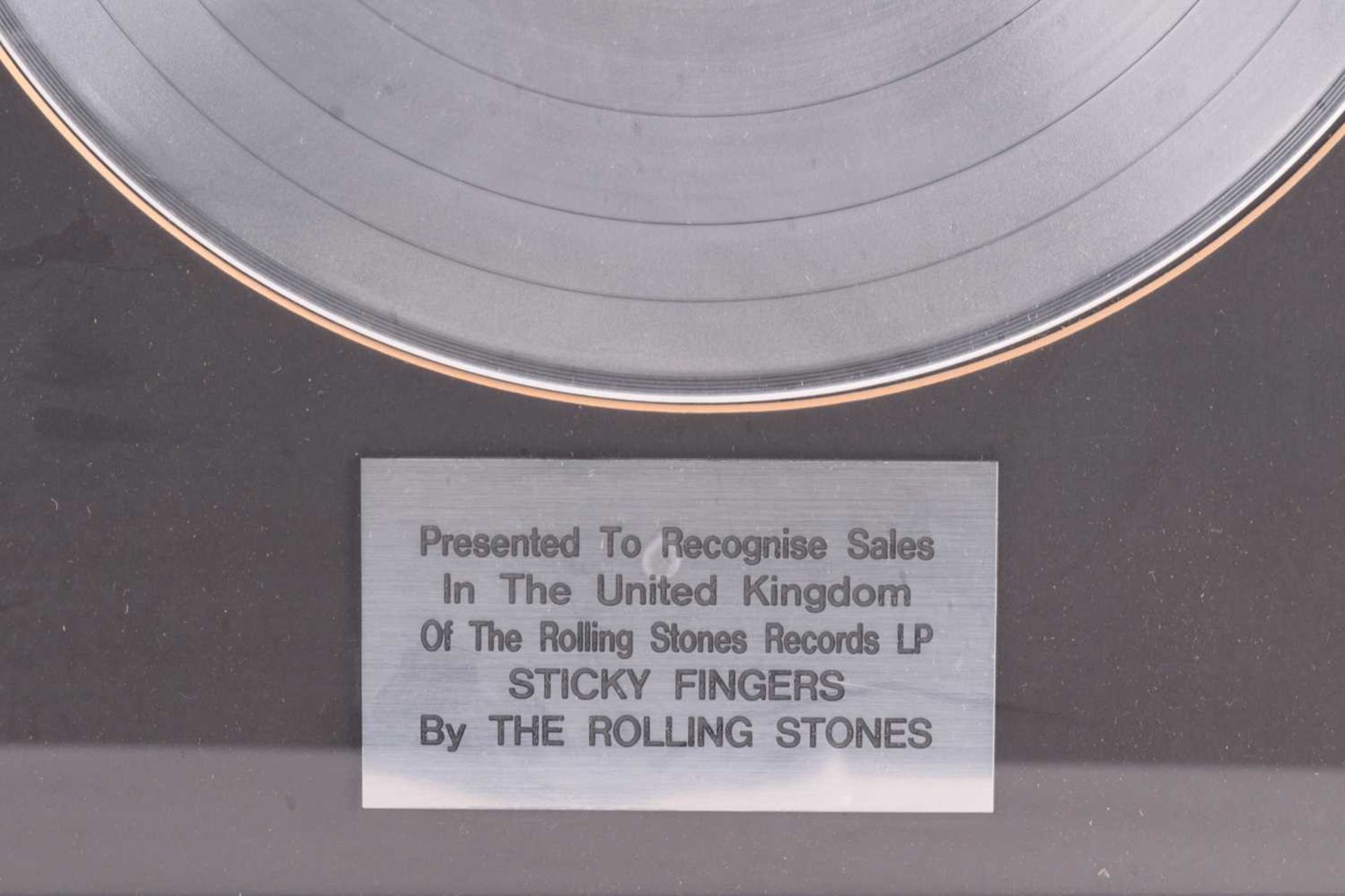 Seven framed presentation silver and gold discs, each marking sales performance for various - Image 18 of 30