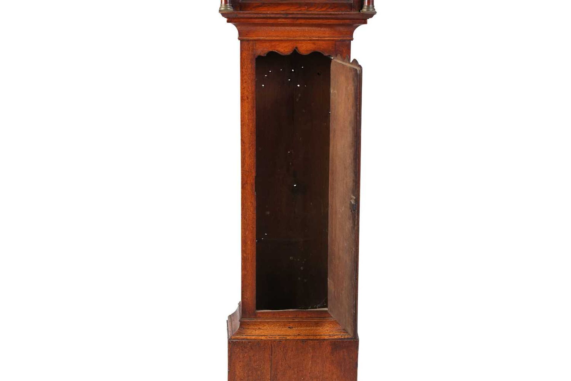 Nathanial Kirk of Kibworth (Market Harborough, Leicestershire); A George III oak-cased 8-day - Image 3 of 16
