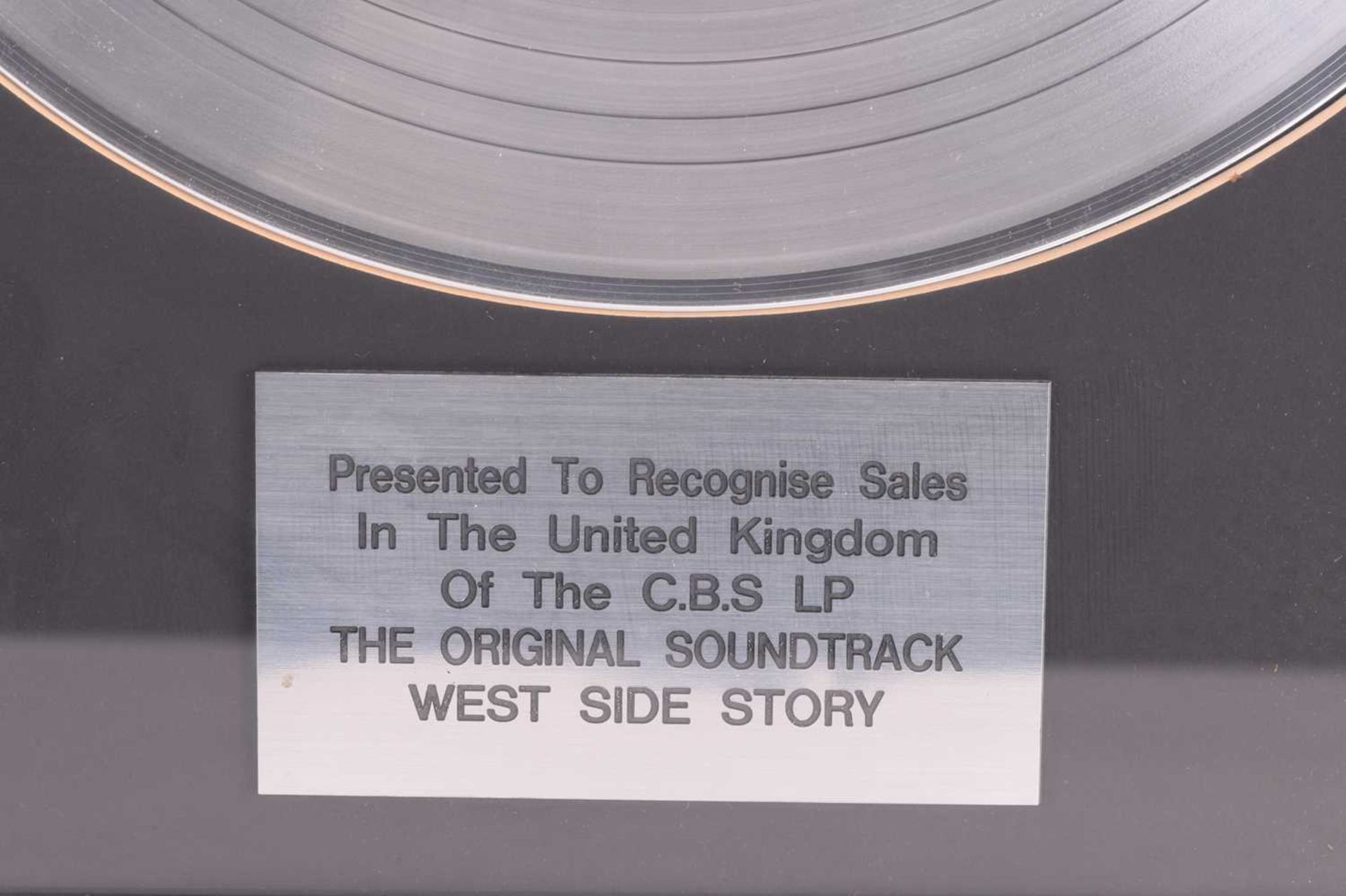 Seven framed presentation silver and gold discs, each marking sales performance for various - Image 27 of 30