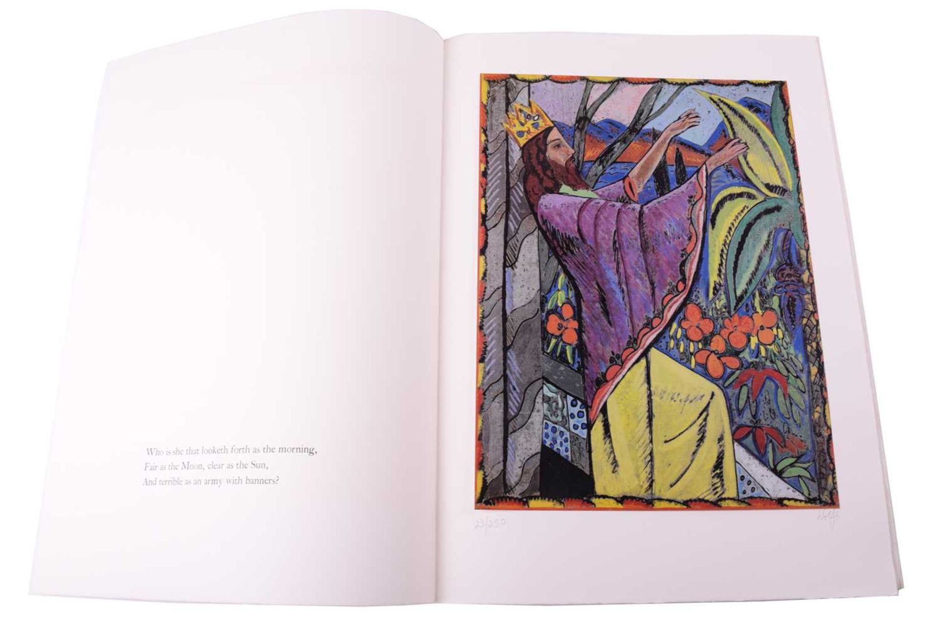 Edward Wolfe (1897-1981), 'Song of Songs', the set of twelve off-set lithographs derived from - Image 7 of 17