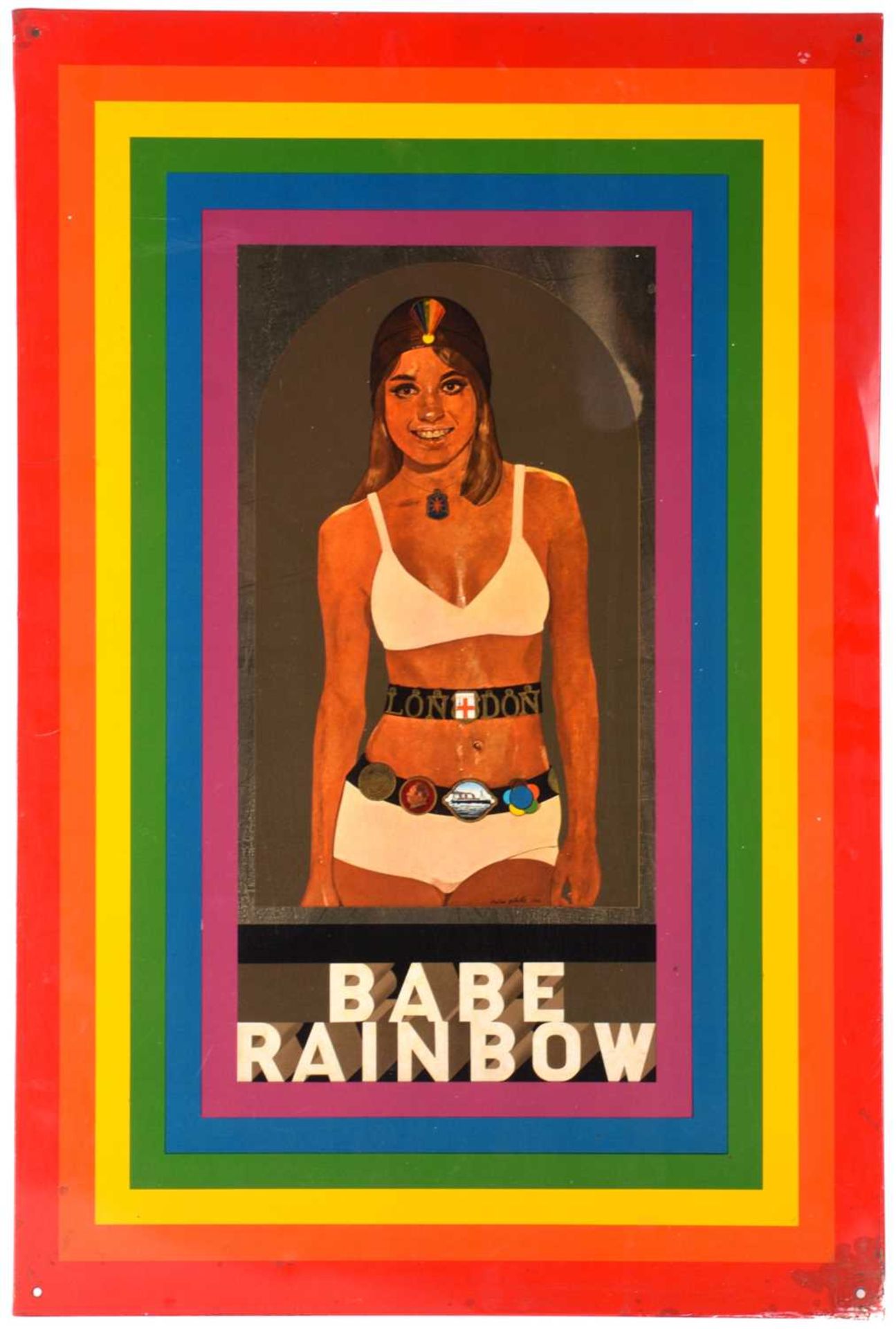 Sir Peter Blake (b.1932), 'Babe Rainbow', 1968, design print on tin, after the work commissioned - Image 2 of 16