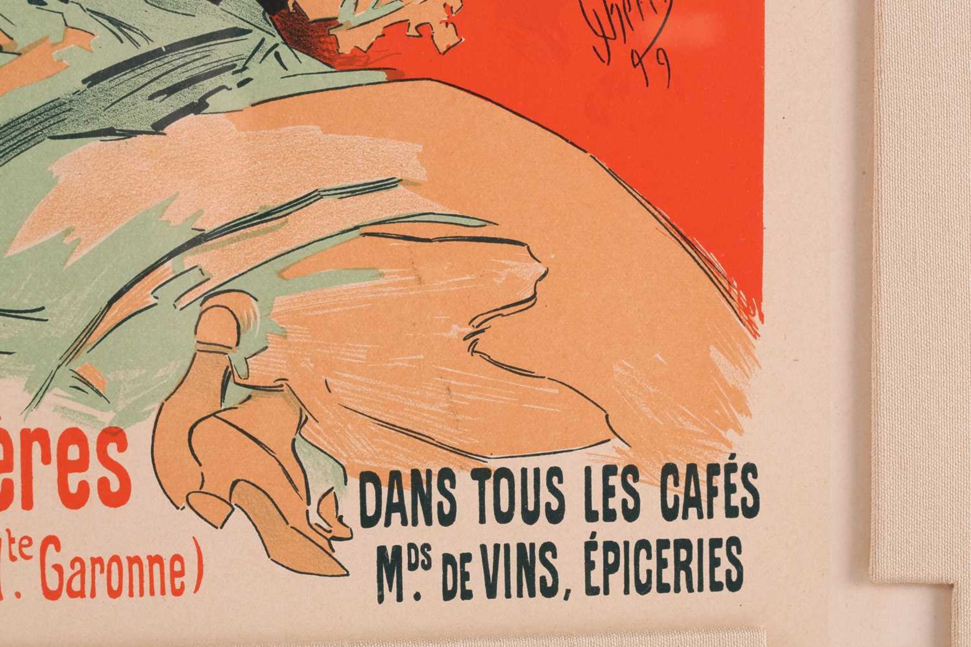 After Jules Chéret (1836 - 1932) French, "Pippermint", blind stamp for Les Maitres de L'Affich - Image 5 of 8