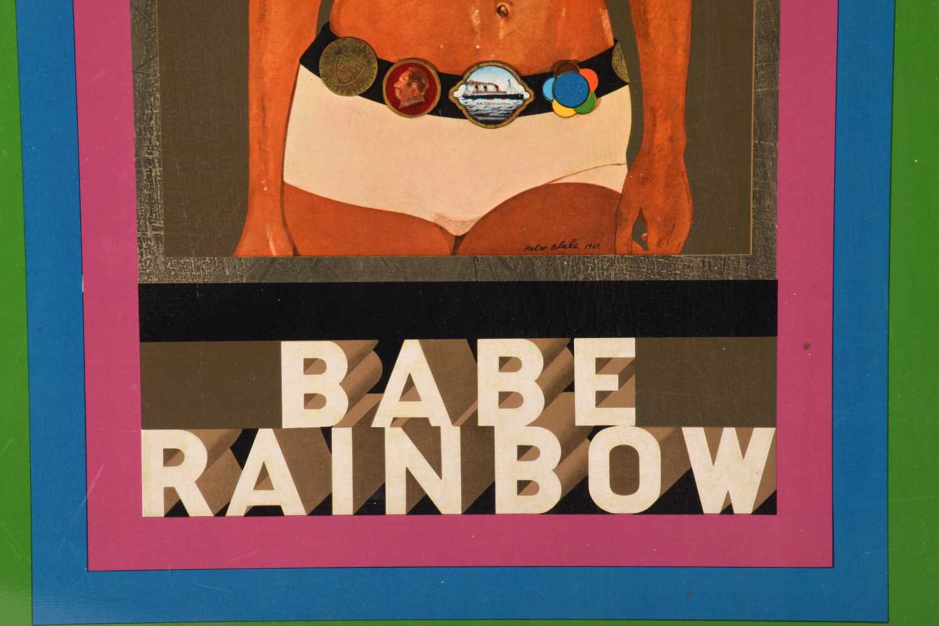 Sir Peter Blake (b.1932), 'Babe Rainbow', 1968, design print on tin, after the work commissioned - Image 4 of 16