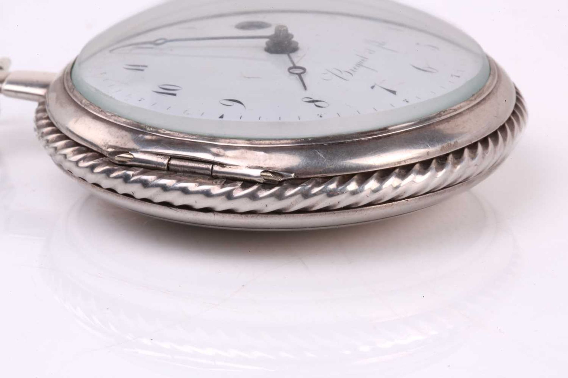 A Breguet Et Fils open-face pocket watch, featuring a key-wound signed 'Breguet Et Fils' verge fusée - Image 8 of 14
