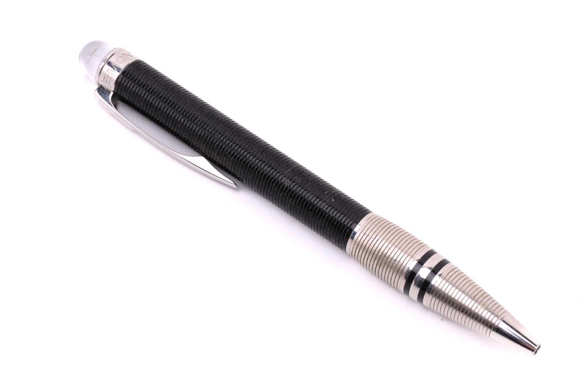 Montblanc - Starwalker Doué Ballpoint Pen, with twist mechanism and ribbed barrel, clip ring