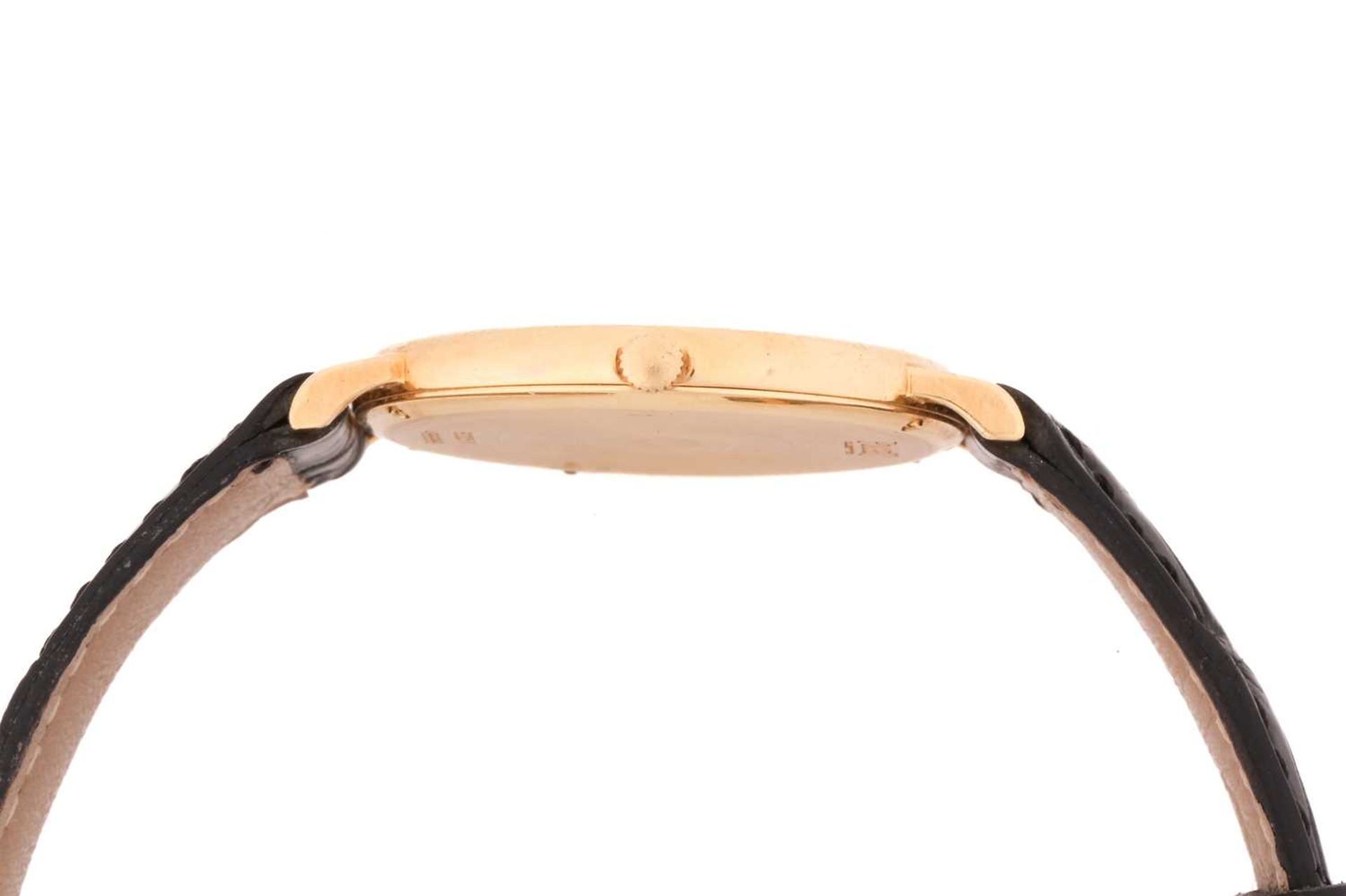 A Piaget 18ct gold Lady's wristwatch, with quartz movement, the white dial with gilt roman roman - Image 5 of 9