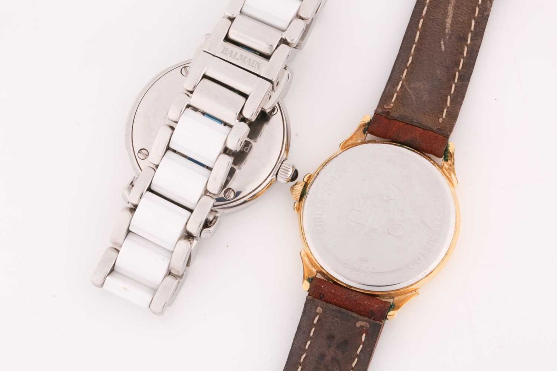 Two ladies wristwatches, comprising a Maurice Lacroix with white dial and a Pierre Balmain with - Image 3 of 15