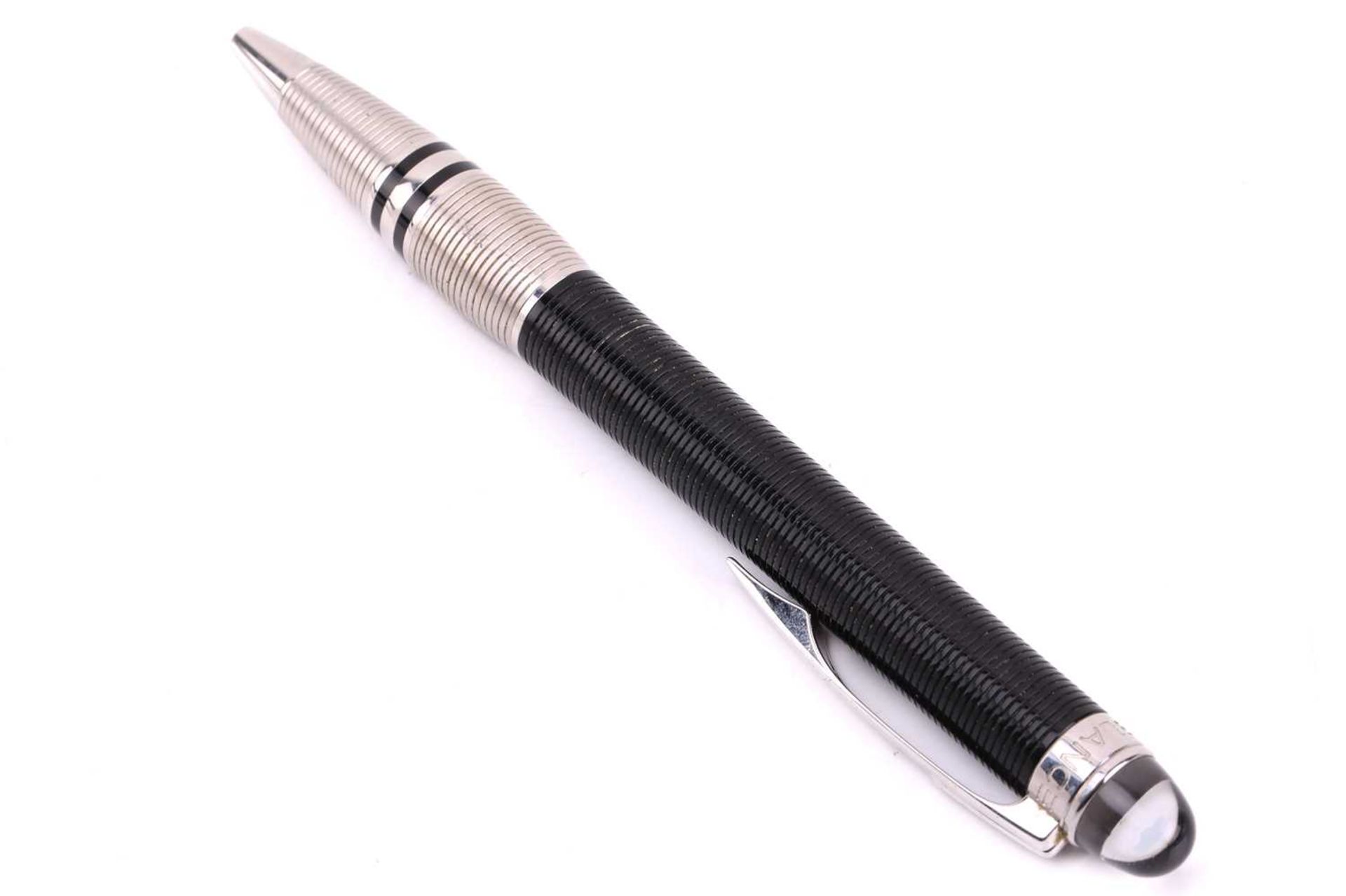 Montblanc - Starwalker Doué Ballpoint Pen, with twist mechanism and ribbed barrel, clip ring - Image 6 of 6