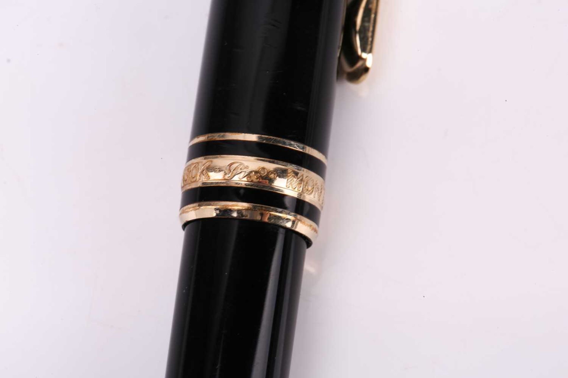 Montblanc - Meisterstück Pix classique ballpoint pen, with twist-action black resin barrel and - Image 6 of 8