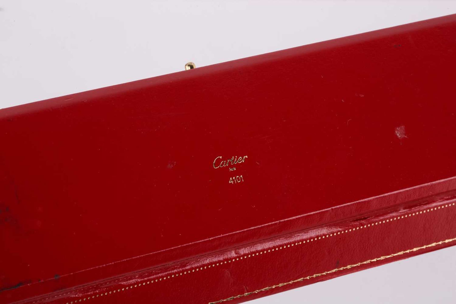 Cartier - an empty watch box and manual. - Image 6 of 7