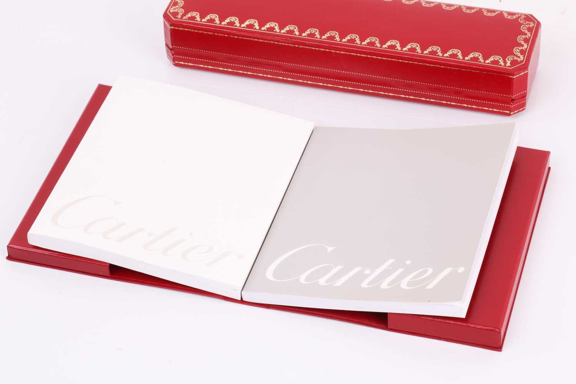 Cartier - an empty watch box and manual. - Image 3 of 7