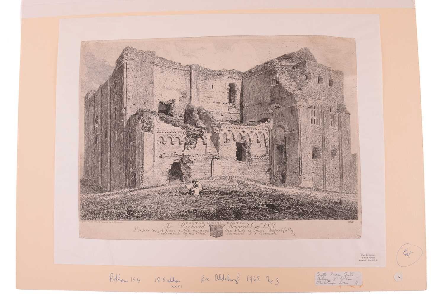 John Sell Cotman (1782 - 1842), a collection of eighteen early 19th century large etchings, - Image 13 of 76