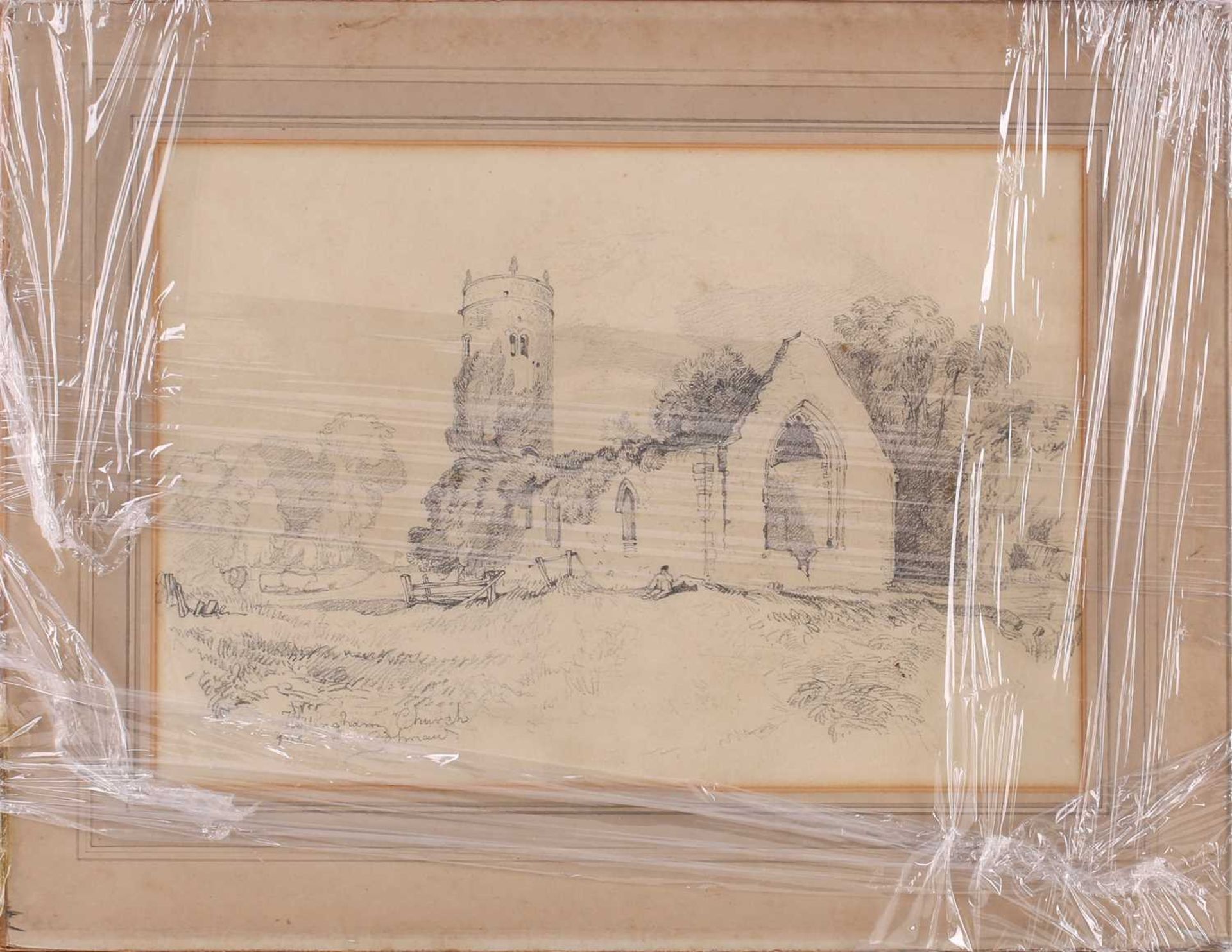 John Sell Cotman (1782 - 1842), 'Whitlingham Church', signed, titled and numbered 103, pencil - Image 12 of 12
