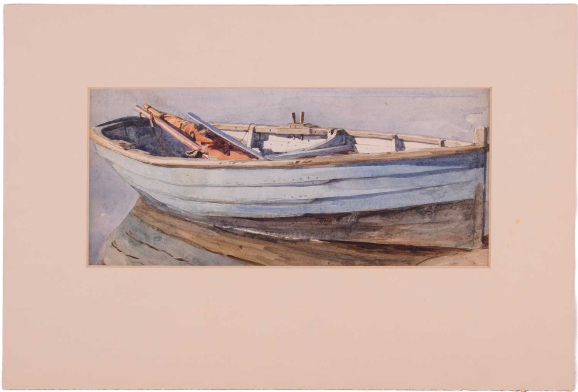Frederick George Cotman (1850 - 1920), 'Gaff rig boat with sail up', 'Open sailing boat with - Image 16 of 16