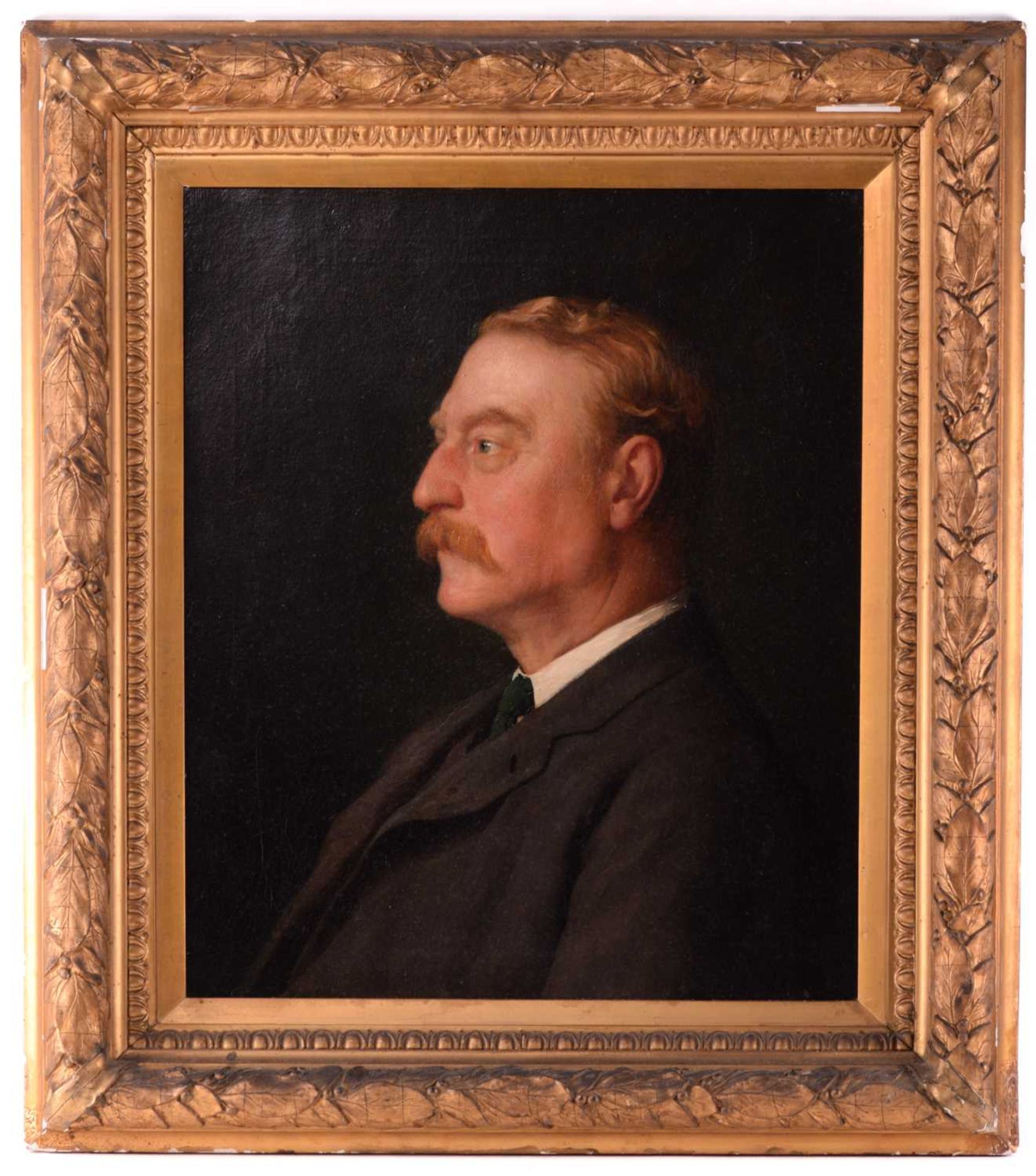 Frederick George Cotman RI. ROI. (British, 1850-1920), 'Portrait of his Brother T. W. Cotman (1847- - Image 2 of 8