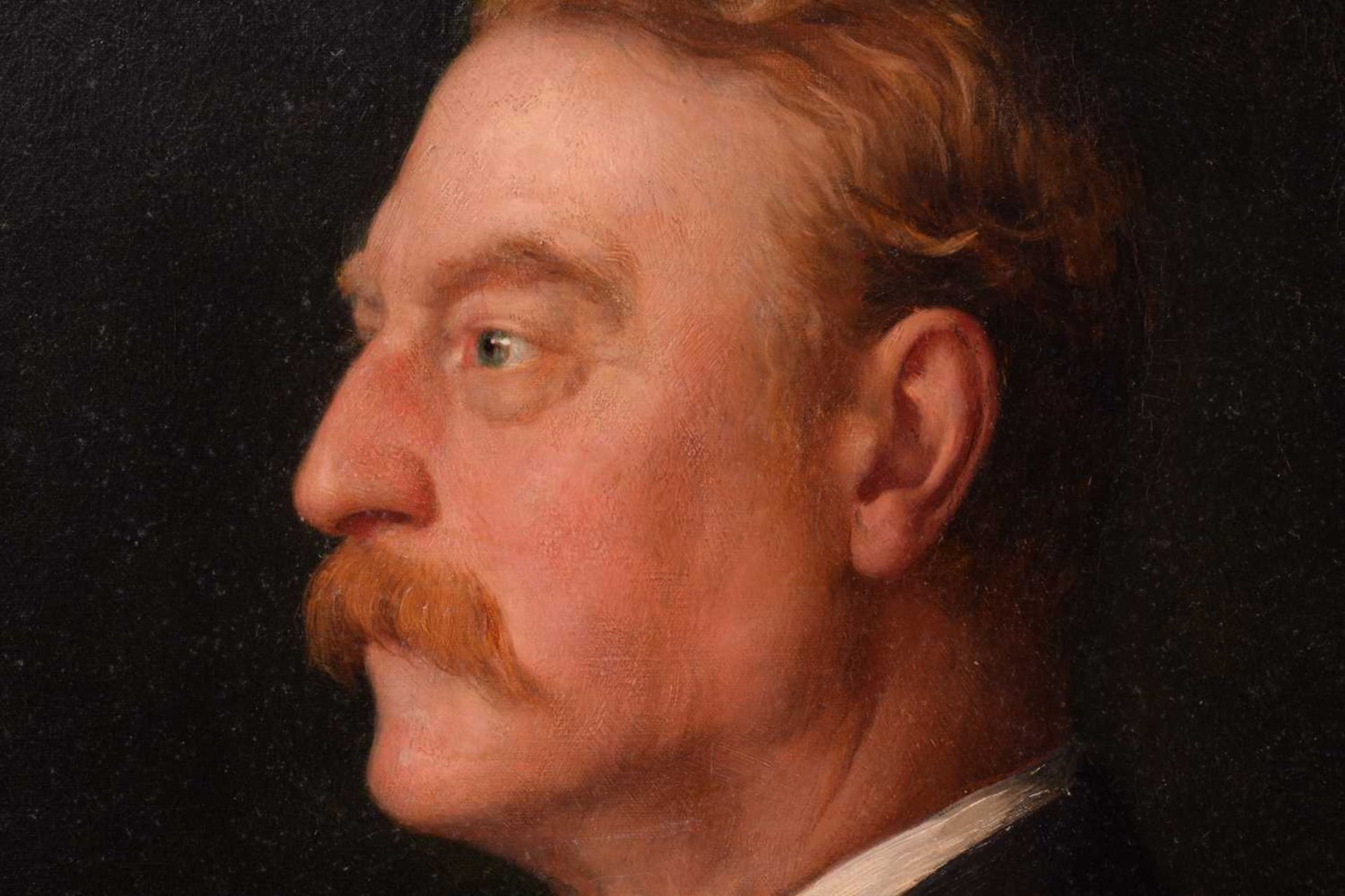 Frederick George Cotman RI. ROI. (British, 1850-1920), 'Portrait of his Brother T. W. Cotman (1847- - Image 4 of 8