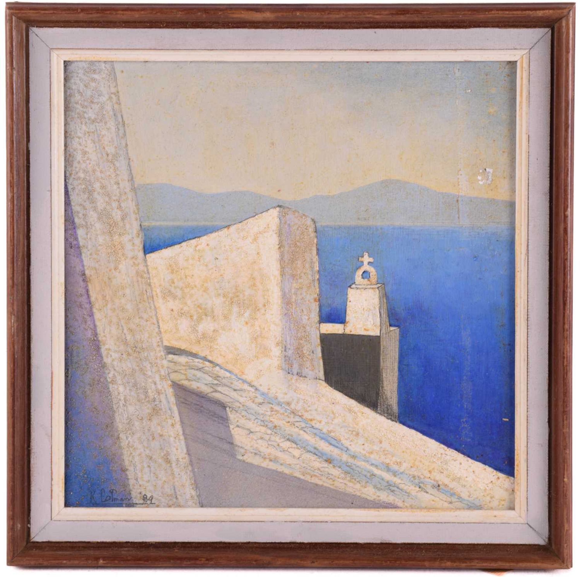 Kenneth Cotman (1904-1994), 'The Island of Rhodes', 'Greek Church', 'Santorini', 'Castle in Spain' - Image 31 of 37