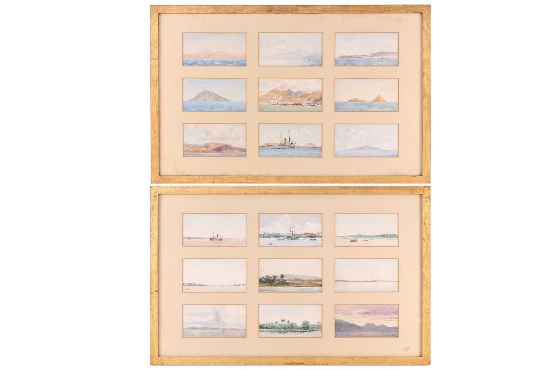Henry William Cotman (1876-1938), a series of eighteen watercolour sketches comprising Mediterranean