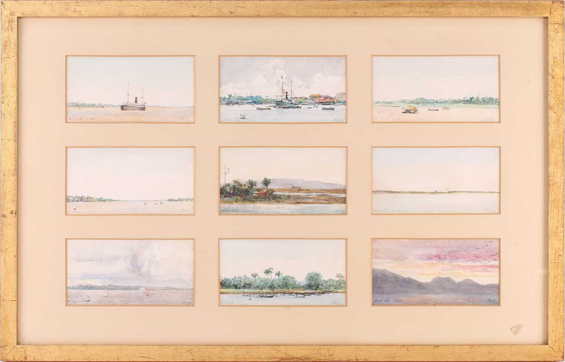 Henry William Cotman (1876-1938), a series of eighteen watercolour sketches comprising Mediterranean - Image 3 of 23
