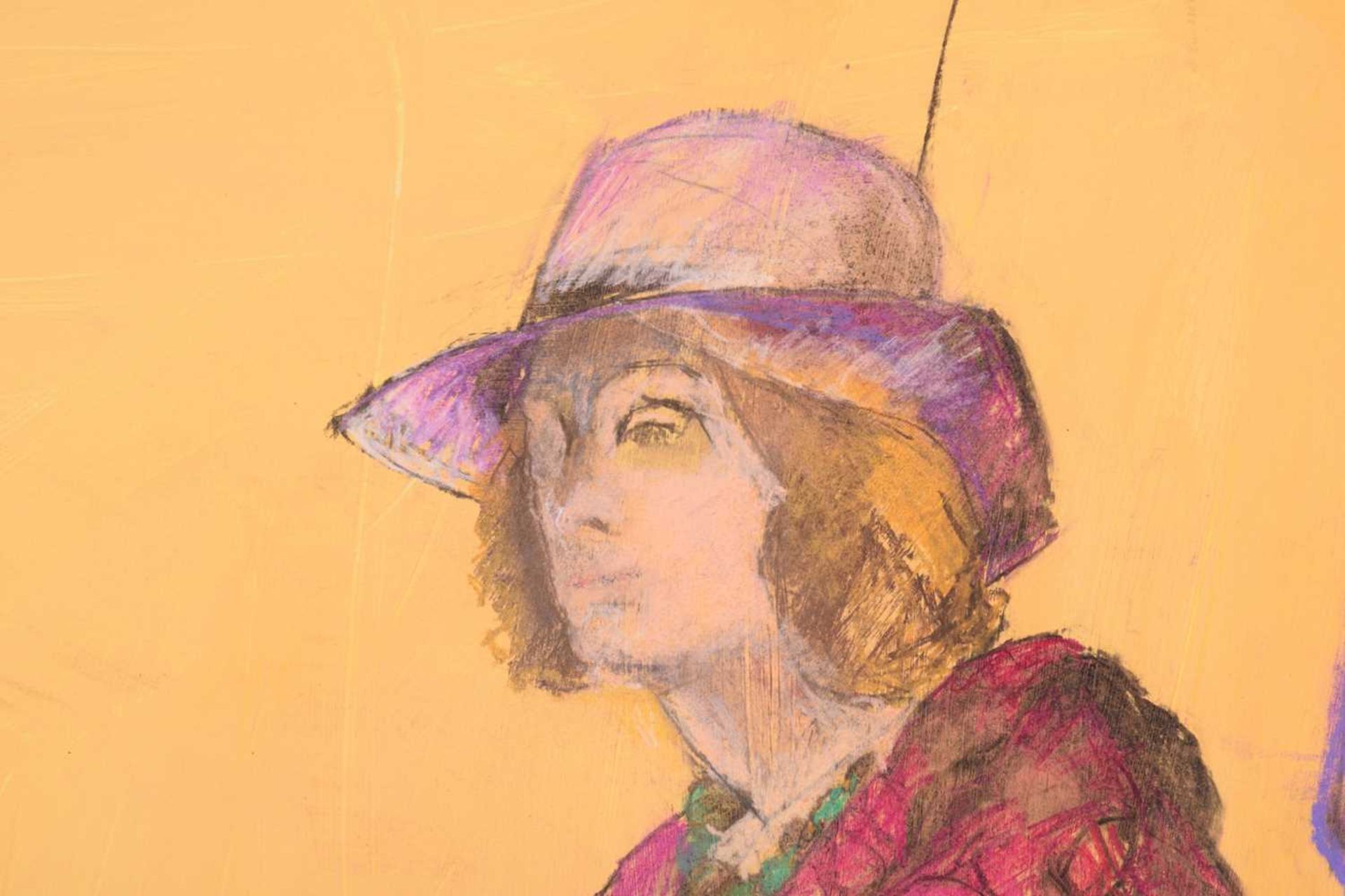 Susan Wiltshire, nee Cotman (1928-2022), four female studies, acrylic, largest 79cm x 54.5cmThe - Image 8 of 20