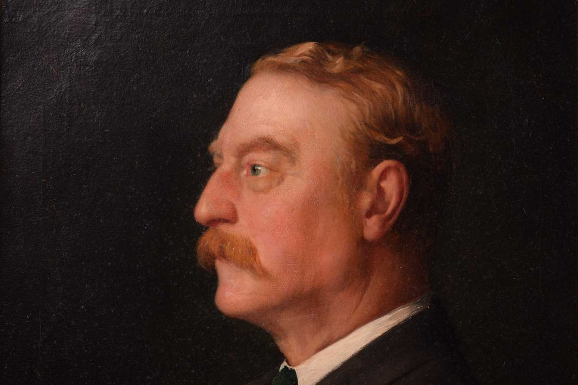 Frederick George Cotman RI. ROI. (British, 1850-1920), 'Portrait of his Brother T. W. Cotman (1847- - Image 3 of 8