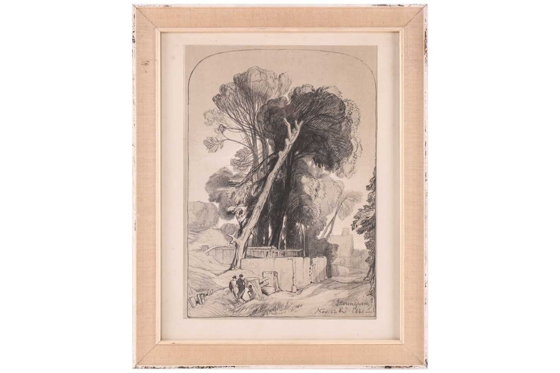 Miles Edmund Cotman (1810 - 1858), 'Itteringham', lithograph, dated in the image Nov 12th, 1841, - Image 2 of 7