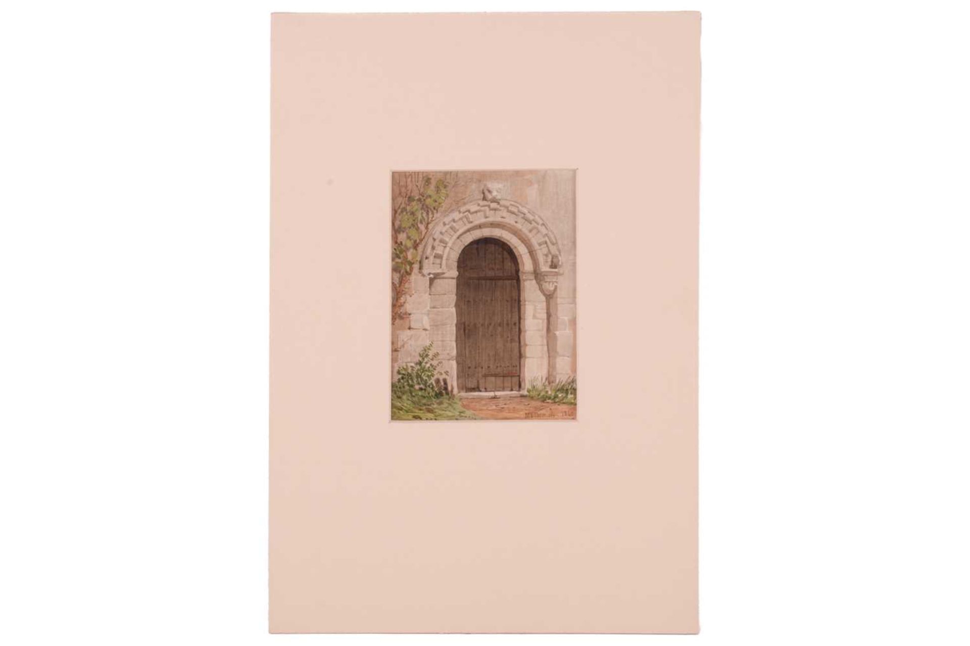 Miles Edmund Cotman (1810 - 1858), 'Framlingham Earl Church', signed and dated 1840, watercolour, - Image 2 of 8