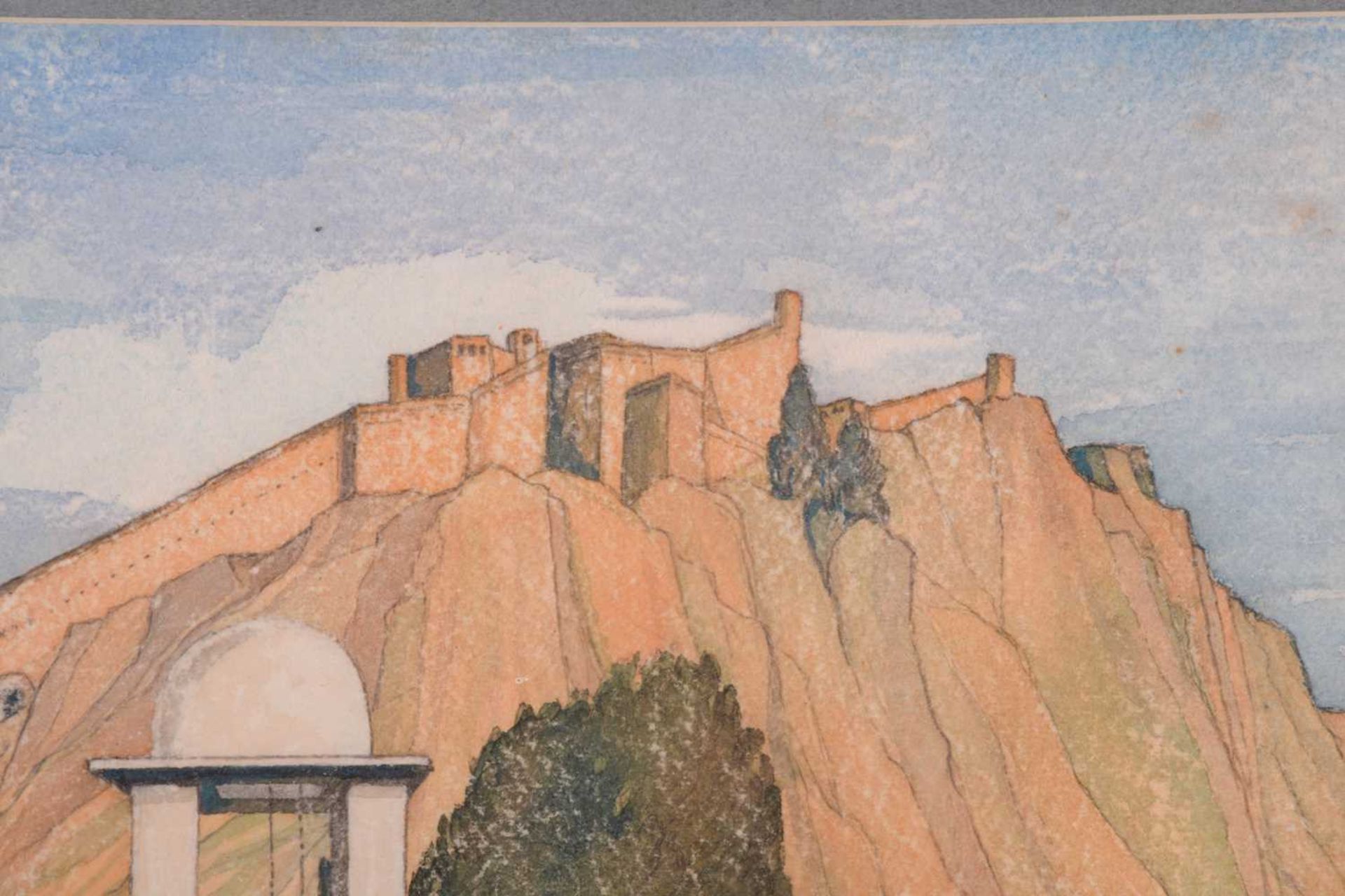 Kenneth Cotman (1904-1994), 'The Island of Rhodes', 'Greek Church', 'Santorini', 'Castle in Spain' - Image 24 of 37