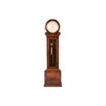 William Macready of Ryde (Isle of Wight); a Victorian mahogany longcase regulator, with a silvered