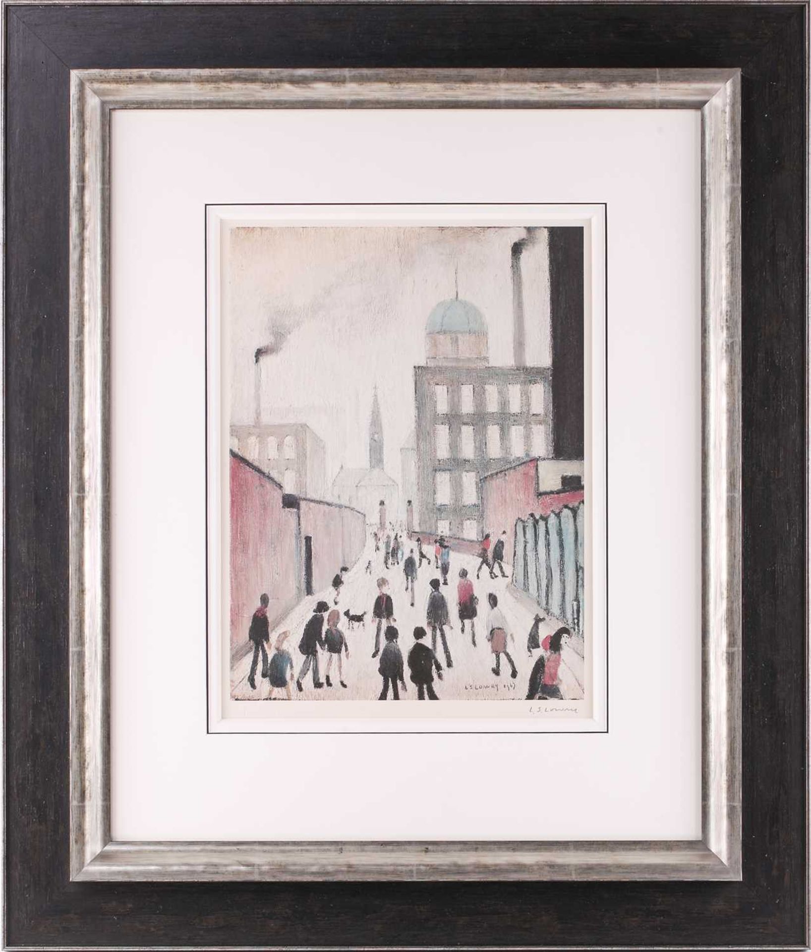Laurence Stephen Lowry RA (1887-1976) British, 'Mrs Swindell's Picture', limited edition print, - Image 2 of 8