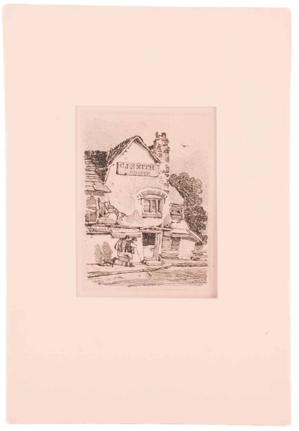 John Sell Cotman (1782 - 1842), five etchings, 'Fecamp', 20.5cm x 27.7cm , Popham 349; 'An Eastern - Image 15 of 26