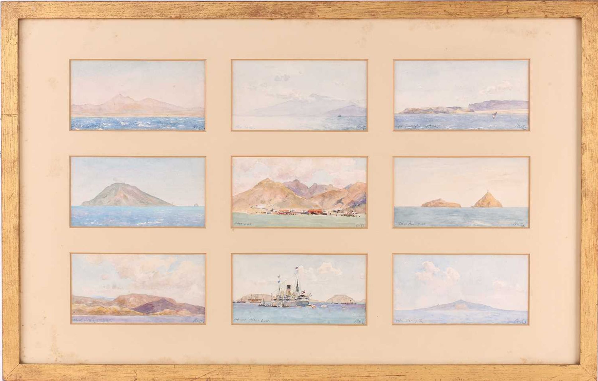 Henry William Cotman (1876-1938), a series of eighteen watercolour sketches comprising Mediterranean - Image 2 of 23
