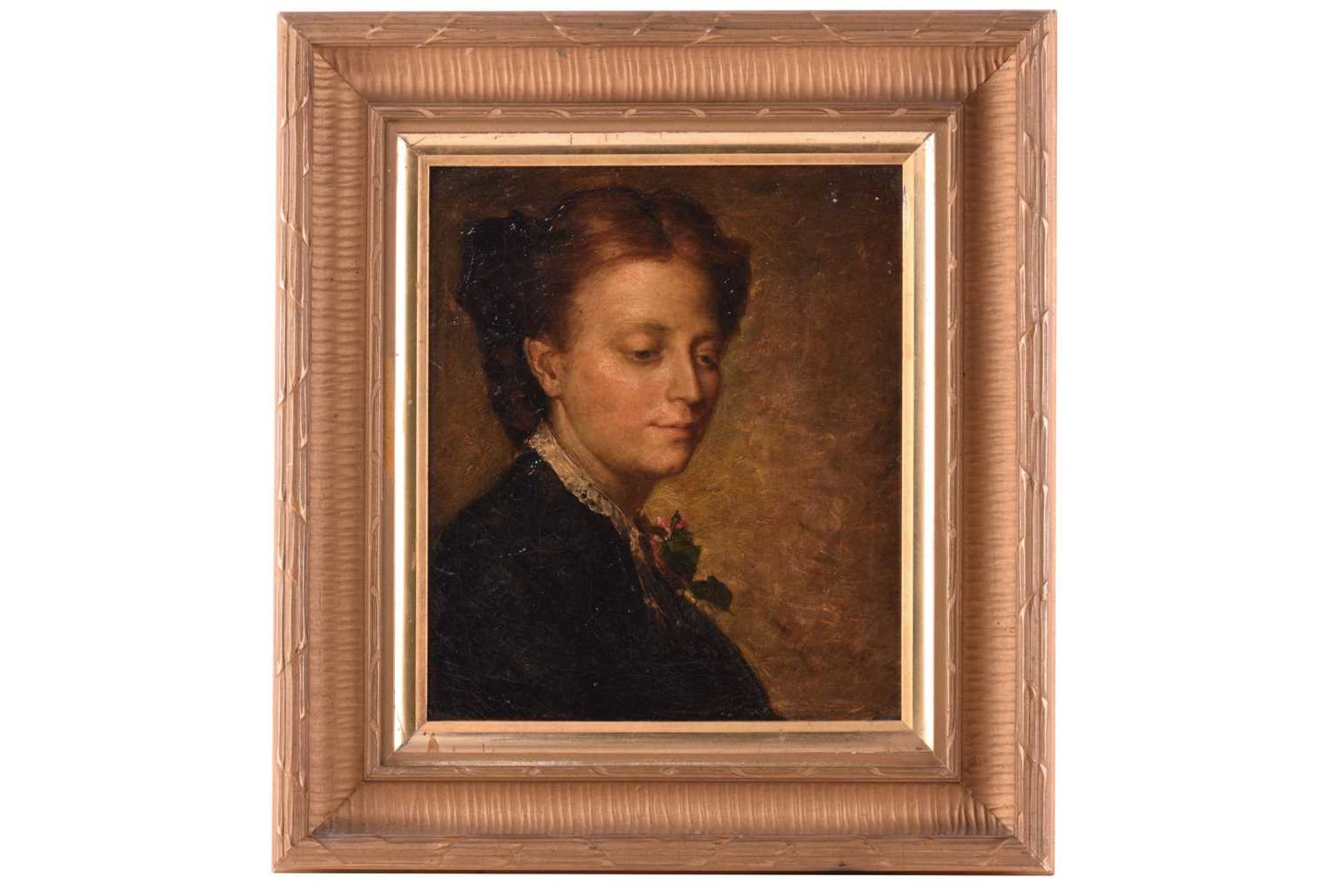 Frederick George Cotman RI. ROI. (British, 1850-1920), 'Portrait of Marguerite Wright Eade (Nee