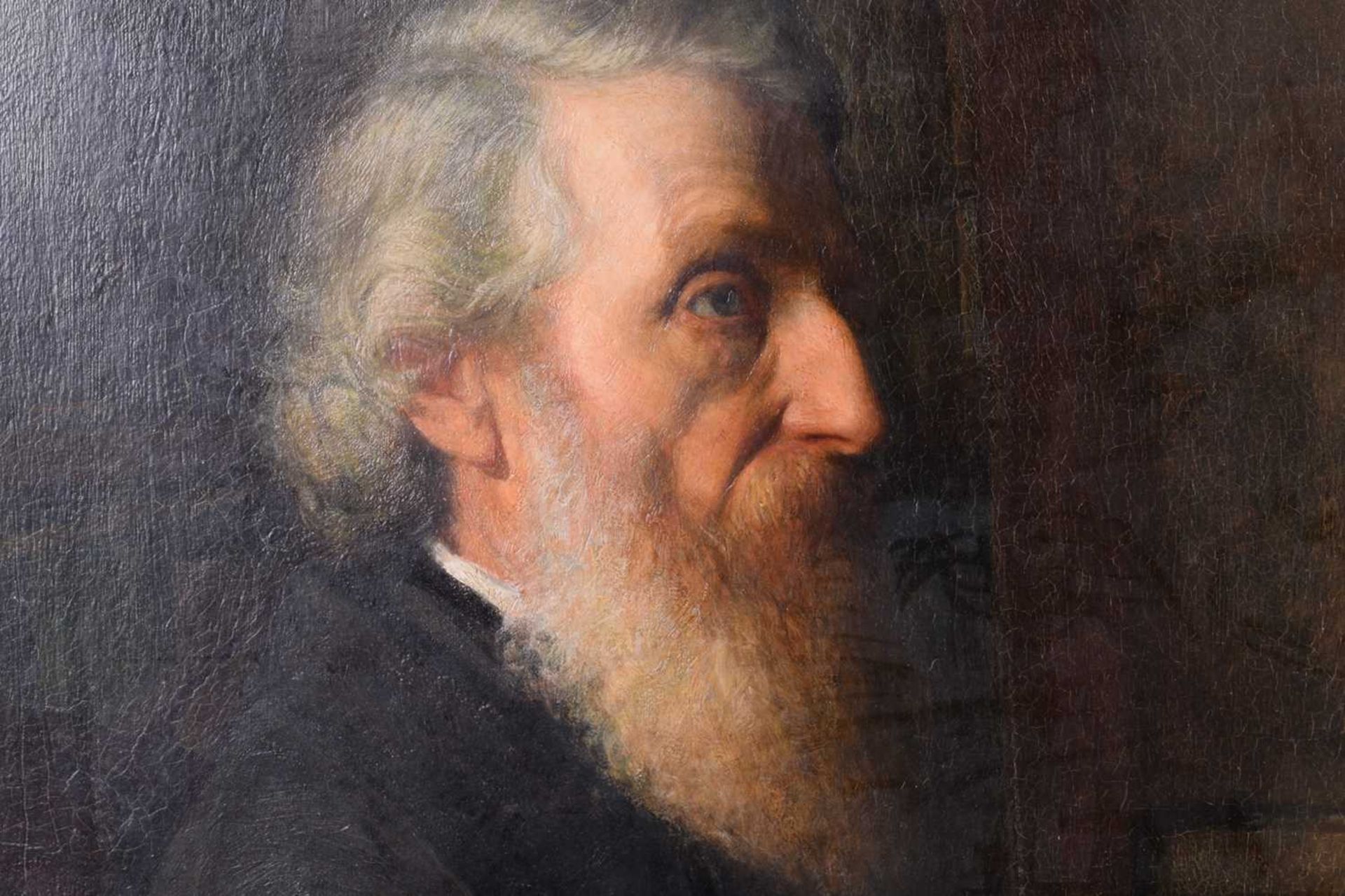 Frederick George Cotman RI. ROI. (British, 1850-1920), 'The Artist's Father Henry Edmund Cotman', - Image 3 of 9