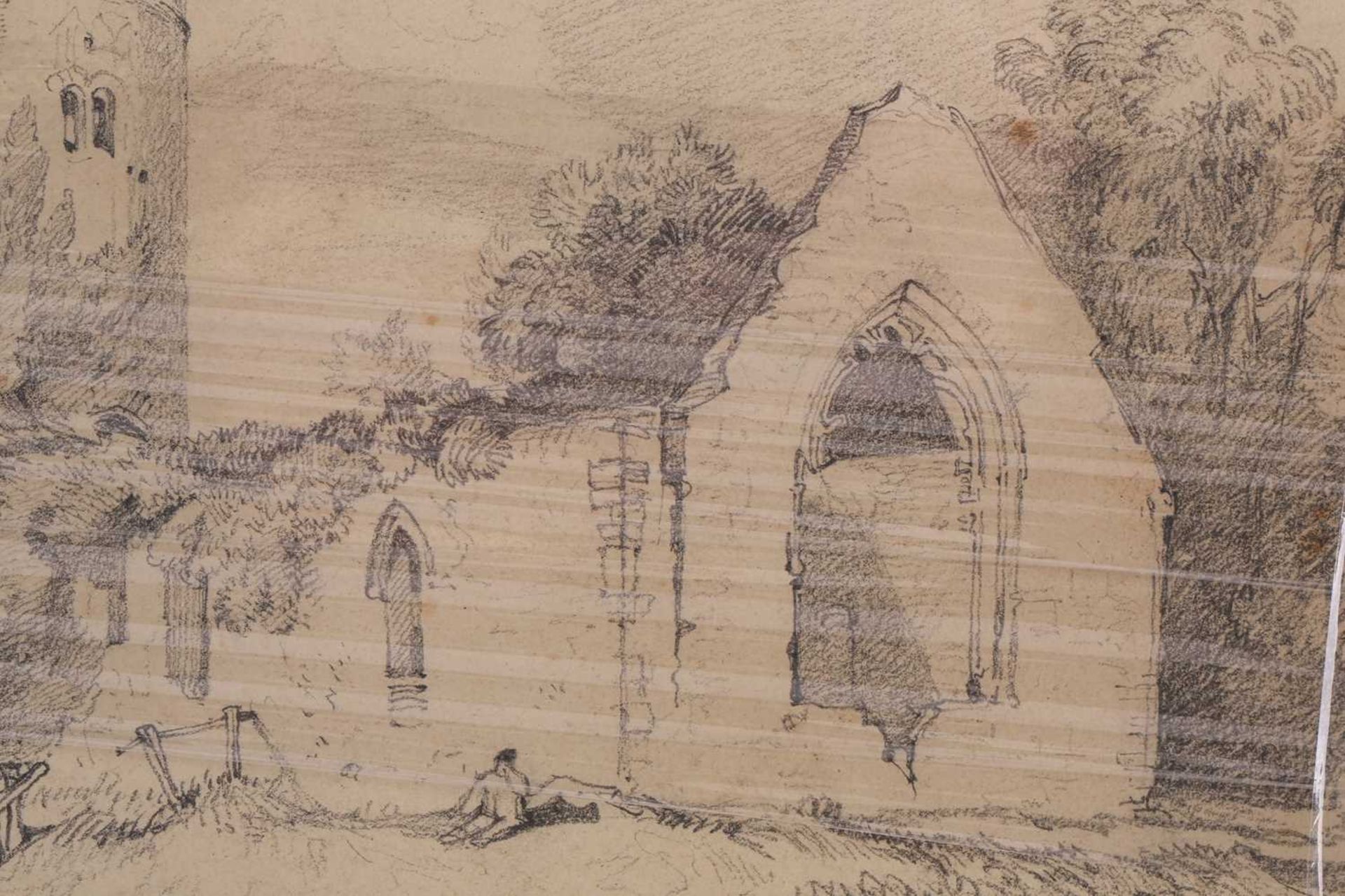 John Sell Cotman (1782 - 1842), 'Whitlingham Church', signed, titled and numbered 103, pencil - Image 5 of 12