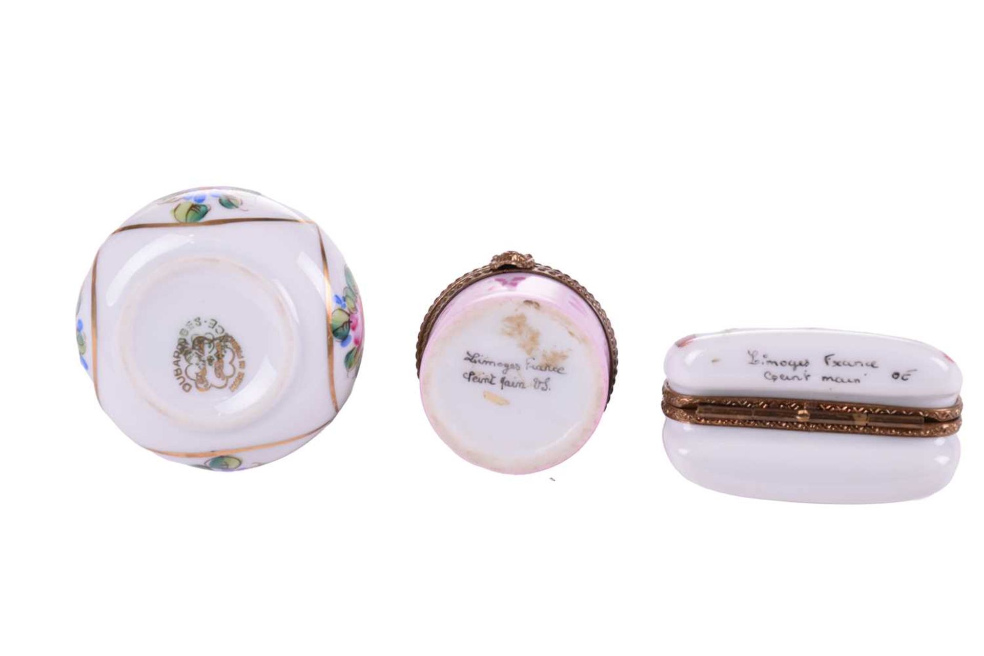 A collection of enamel trinket boxes to include Limoges and others, 20th century. - Bild 8 aus 10