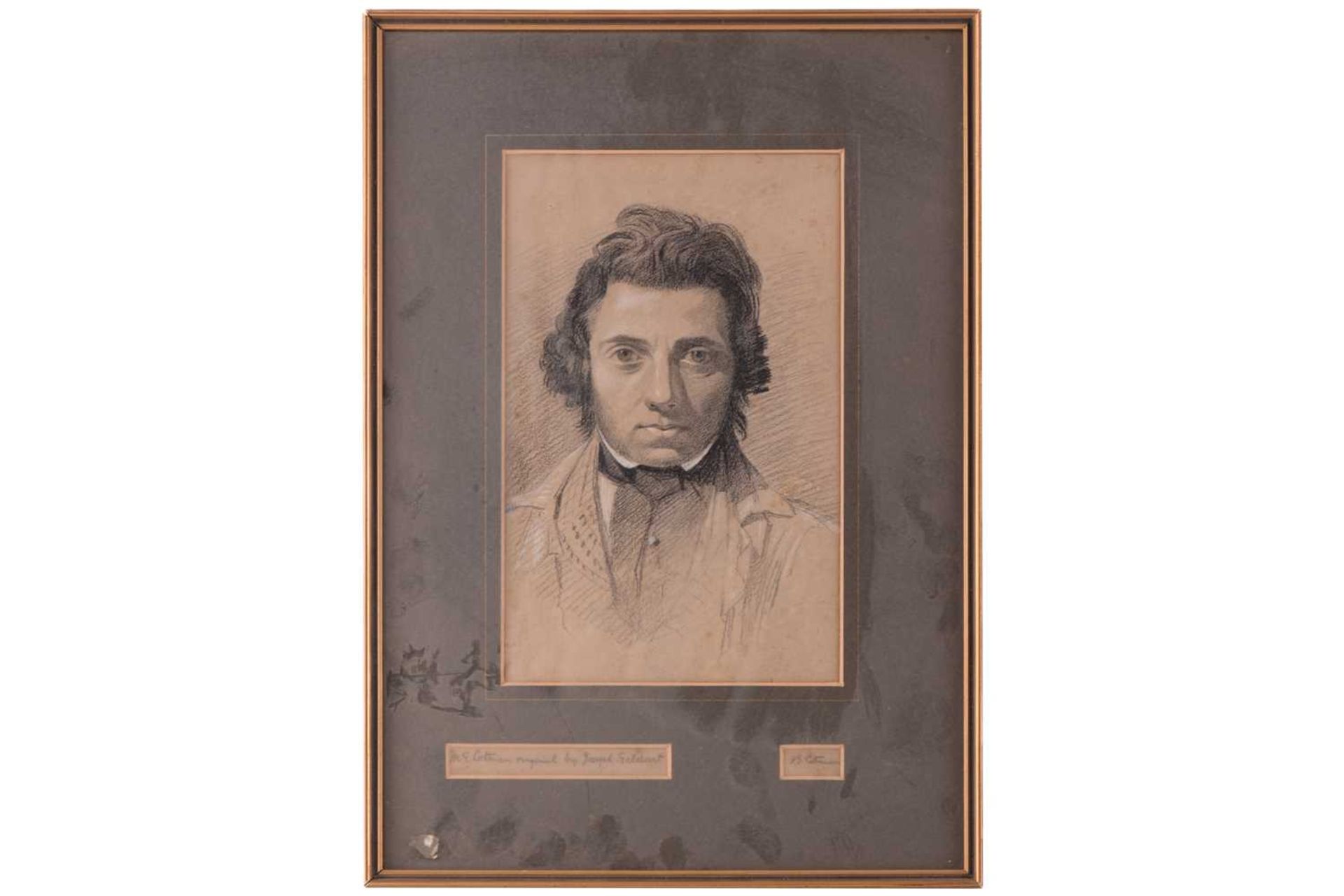 Frederick George Cotman RI. ROI. (British, 1850-1920), 'Portrait of Miles Edmund Cotman After Joseph