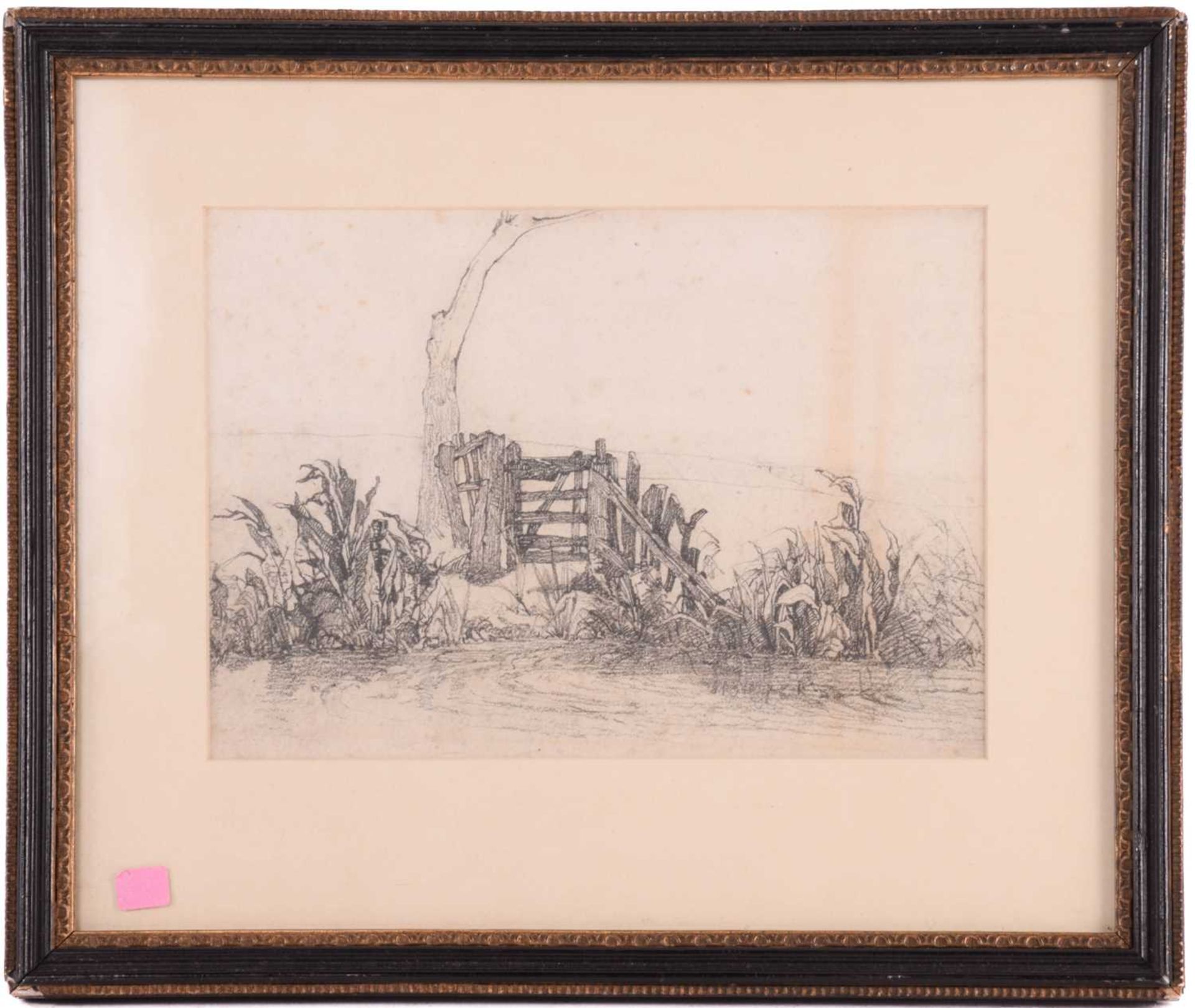 John Joseph Cotman (British, 1814-1878), three pencil sketches, 'Looking towards Norwich, Seated - Image 14 of 16
