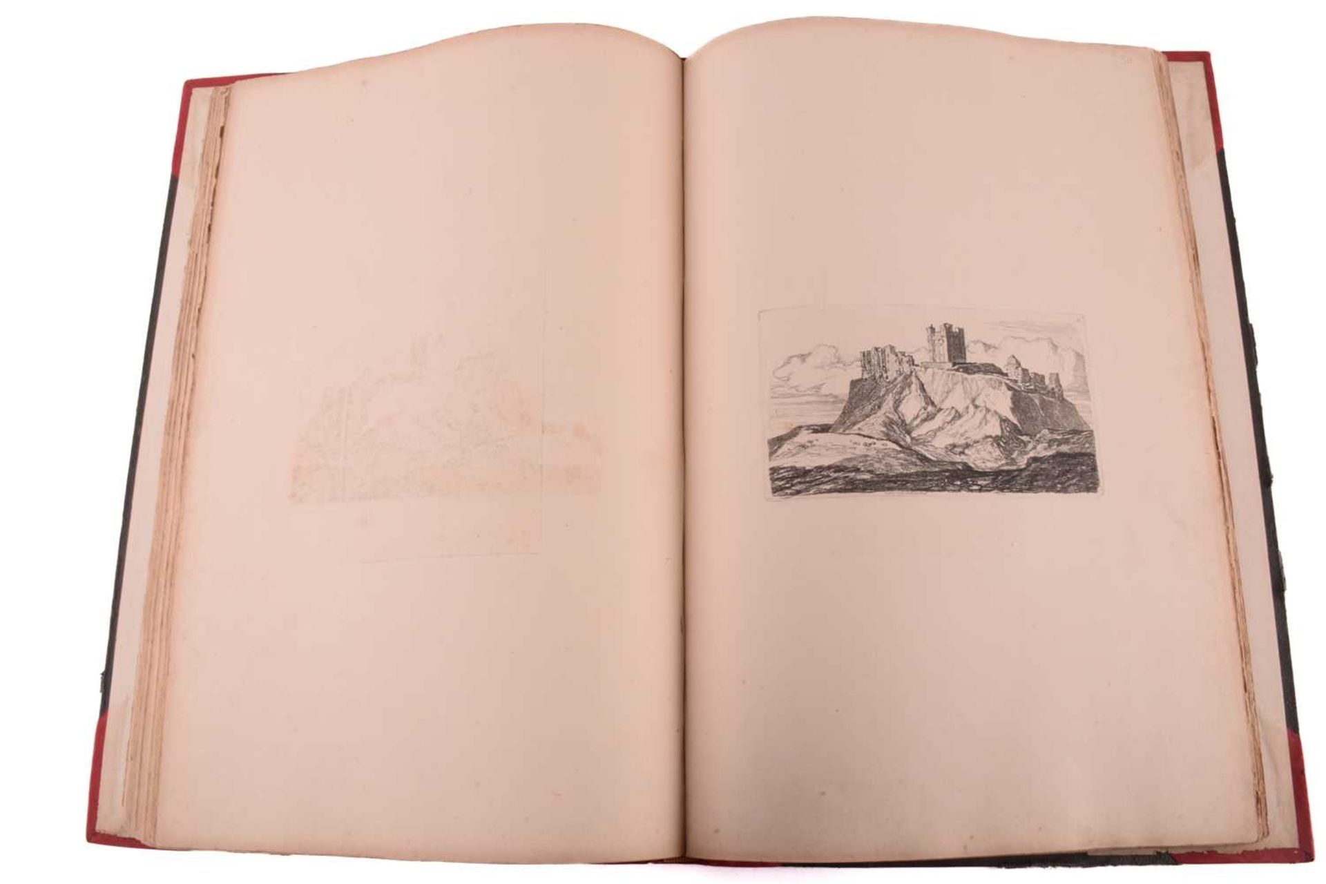 John Sell Cotman Etchings, 1811 edition with descriptive index, later half calf bound & 'Cotman's - Image 9 of 20